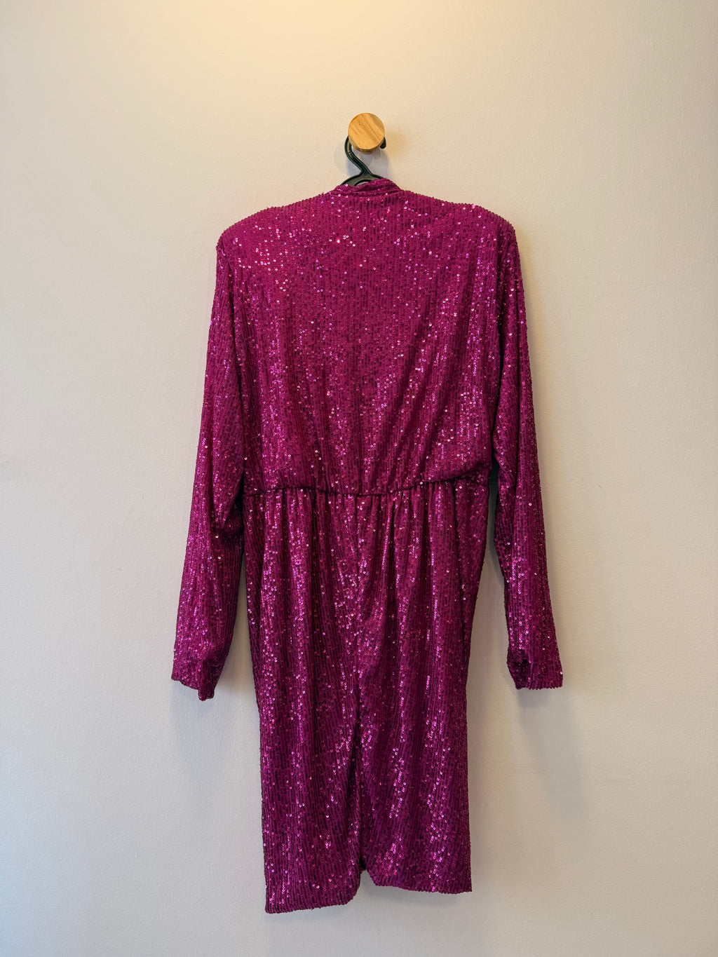 Vestido em Paetê Rosa
