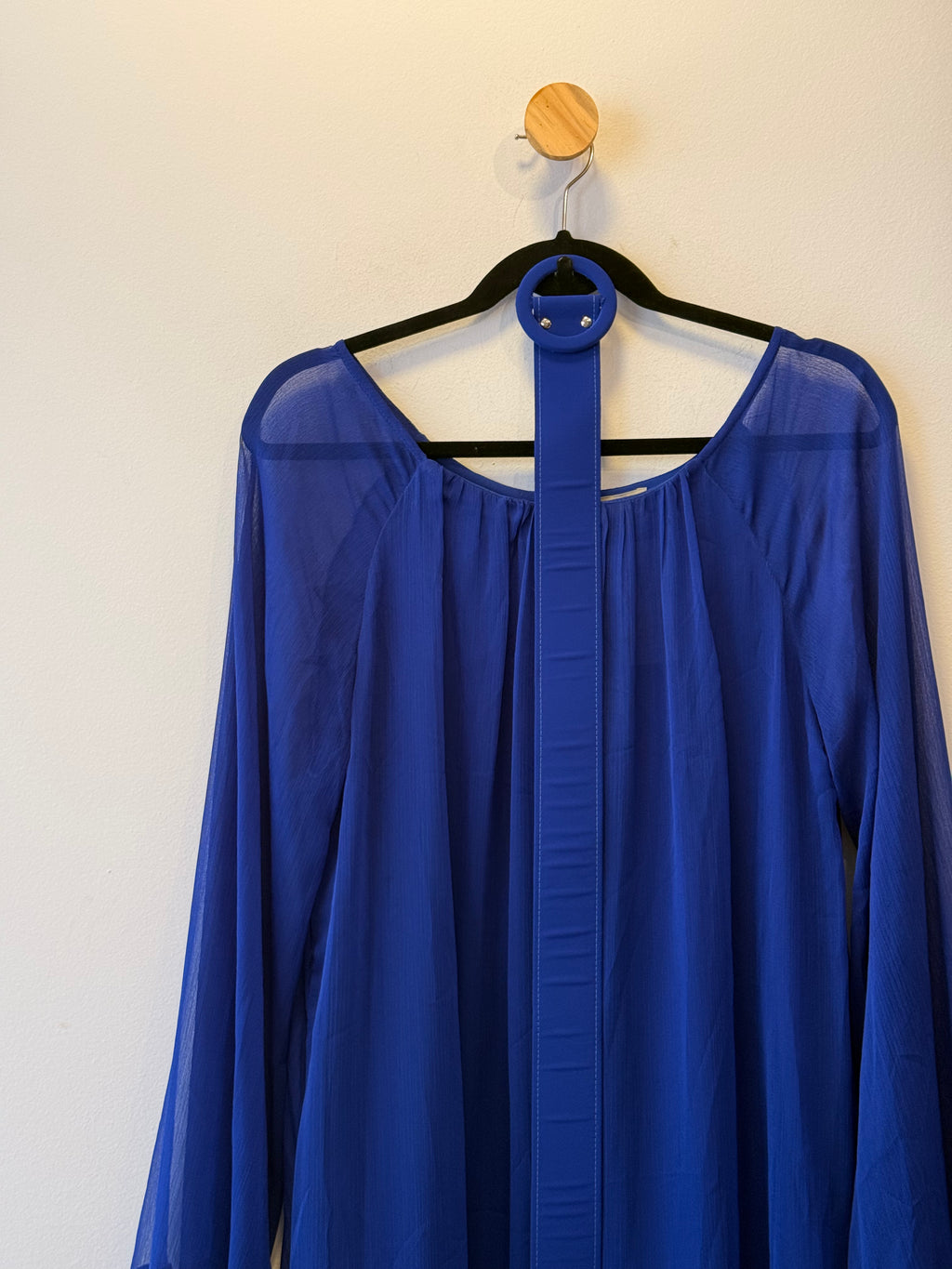 Vestido de Festa Azul Royal Longo