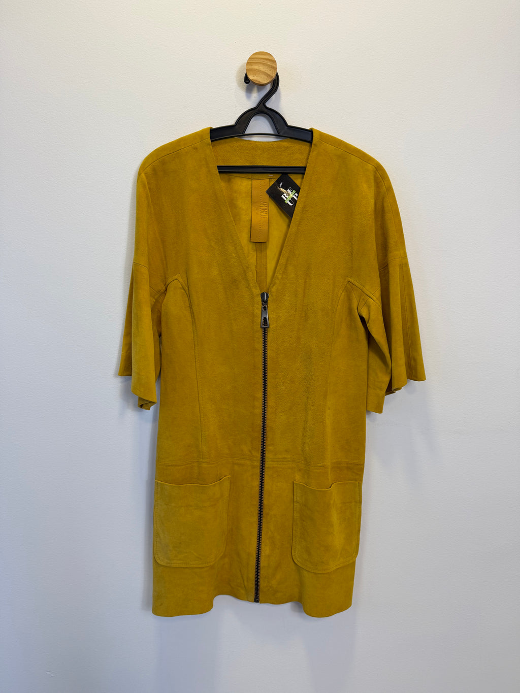 Vestido em Camurça Ambar Zíper
