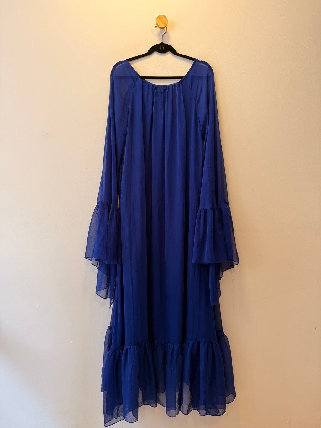 Vestido de Festa Azul Royal Longo