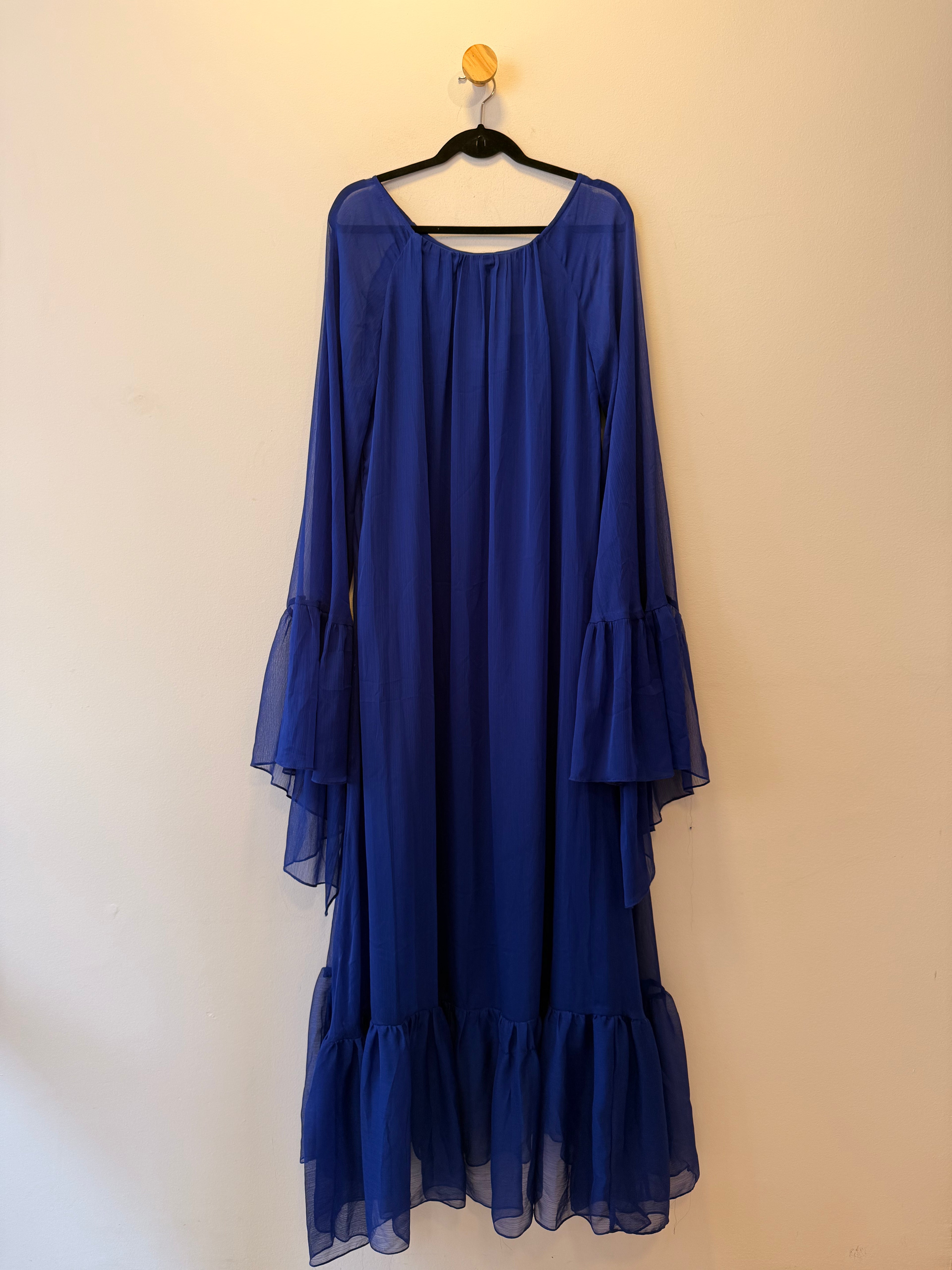 Vestido de Festa Azul Royal Longo
