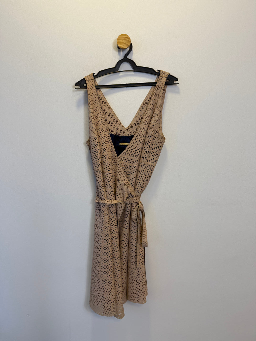 Vestido em Camurça Envelope