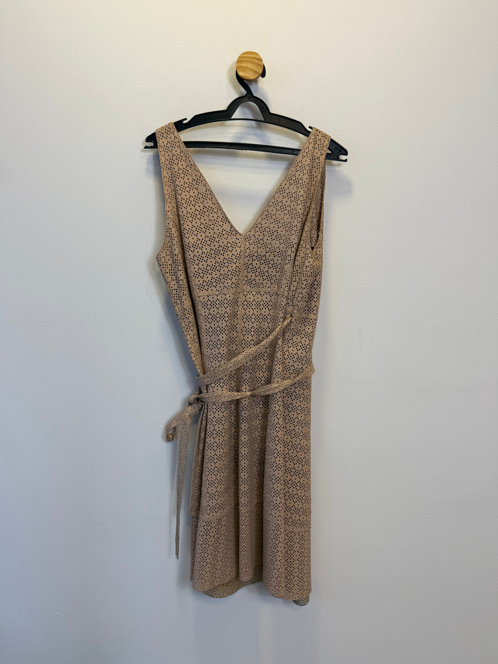 Vestido em Camurça Envelope