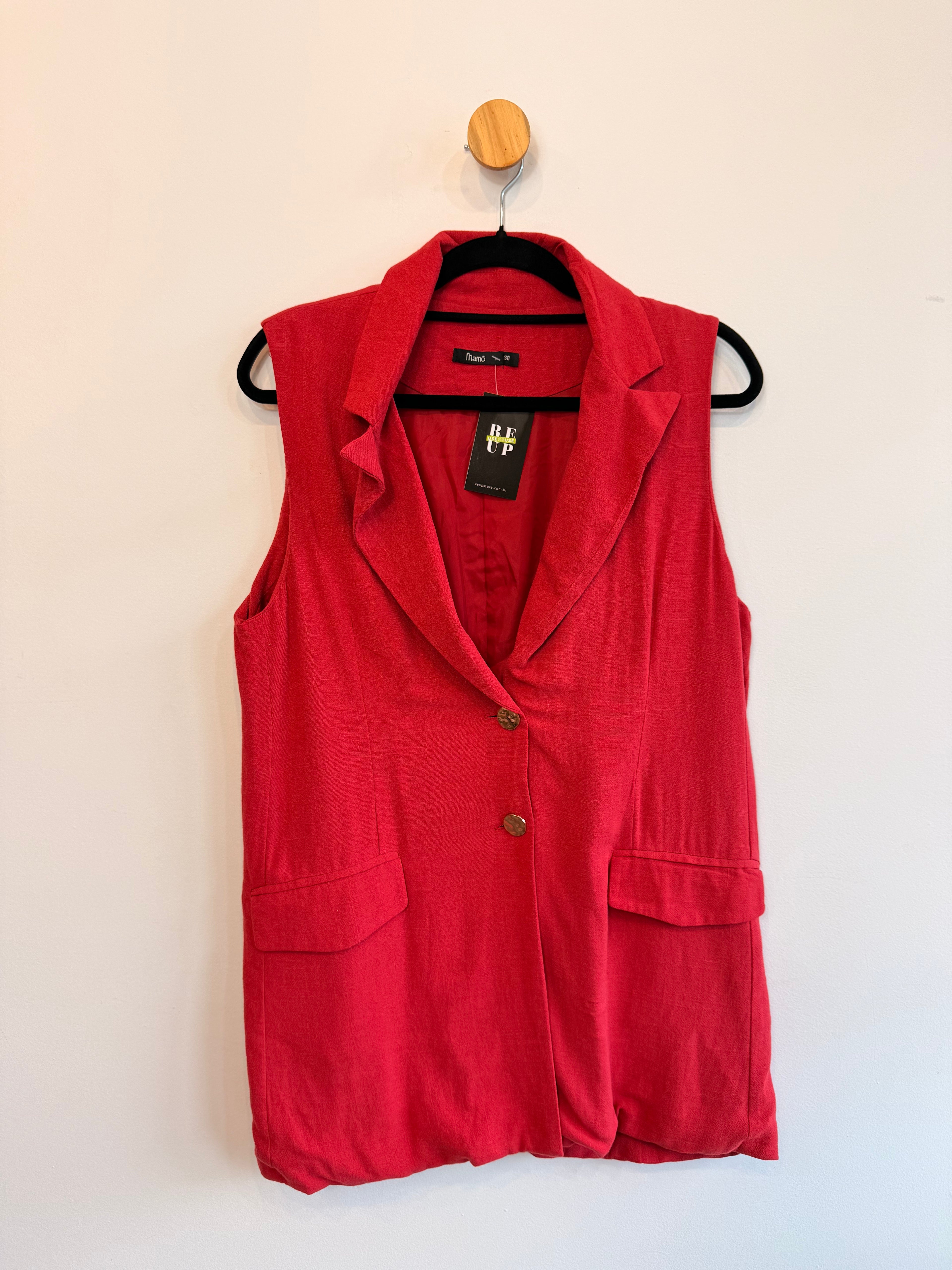 Colete Vermelho Mamô