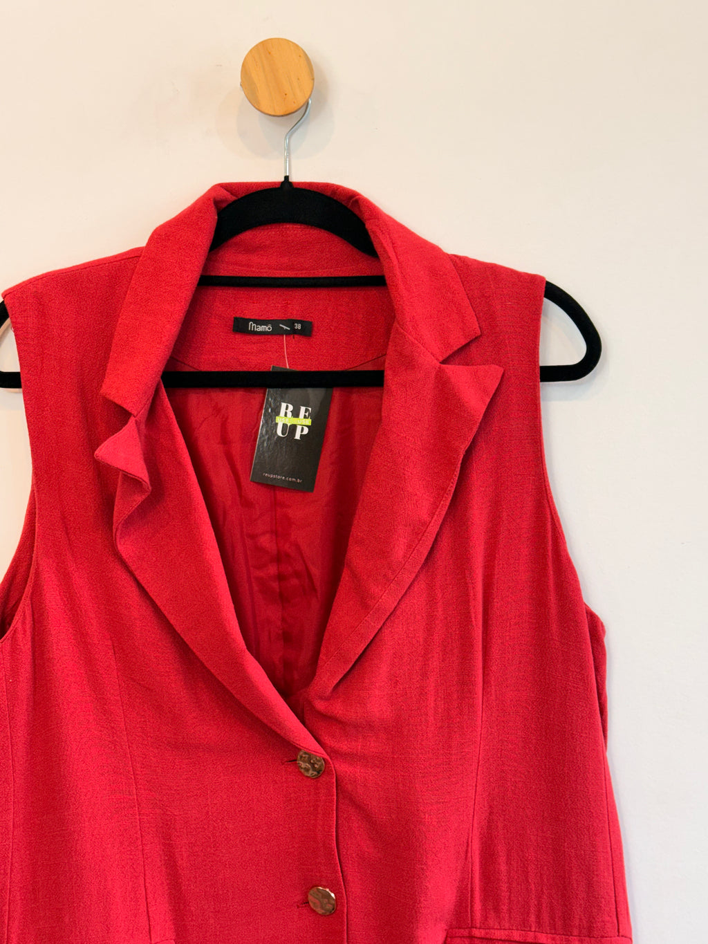 Colete Vermelho Mamô