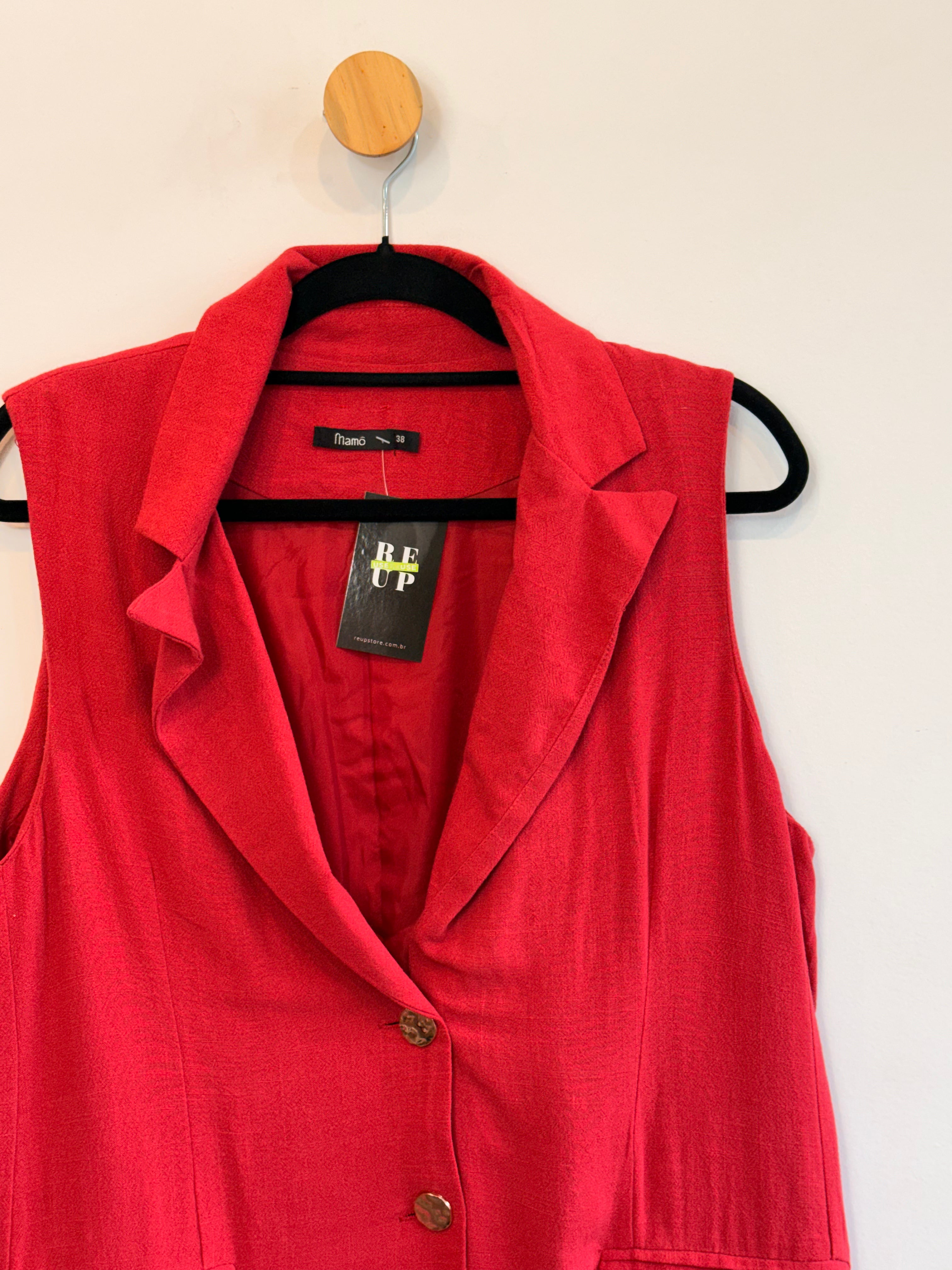 Colete Vermelho Mamô