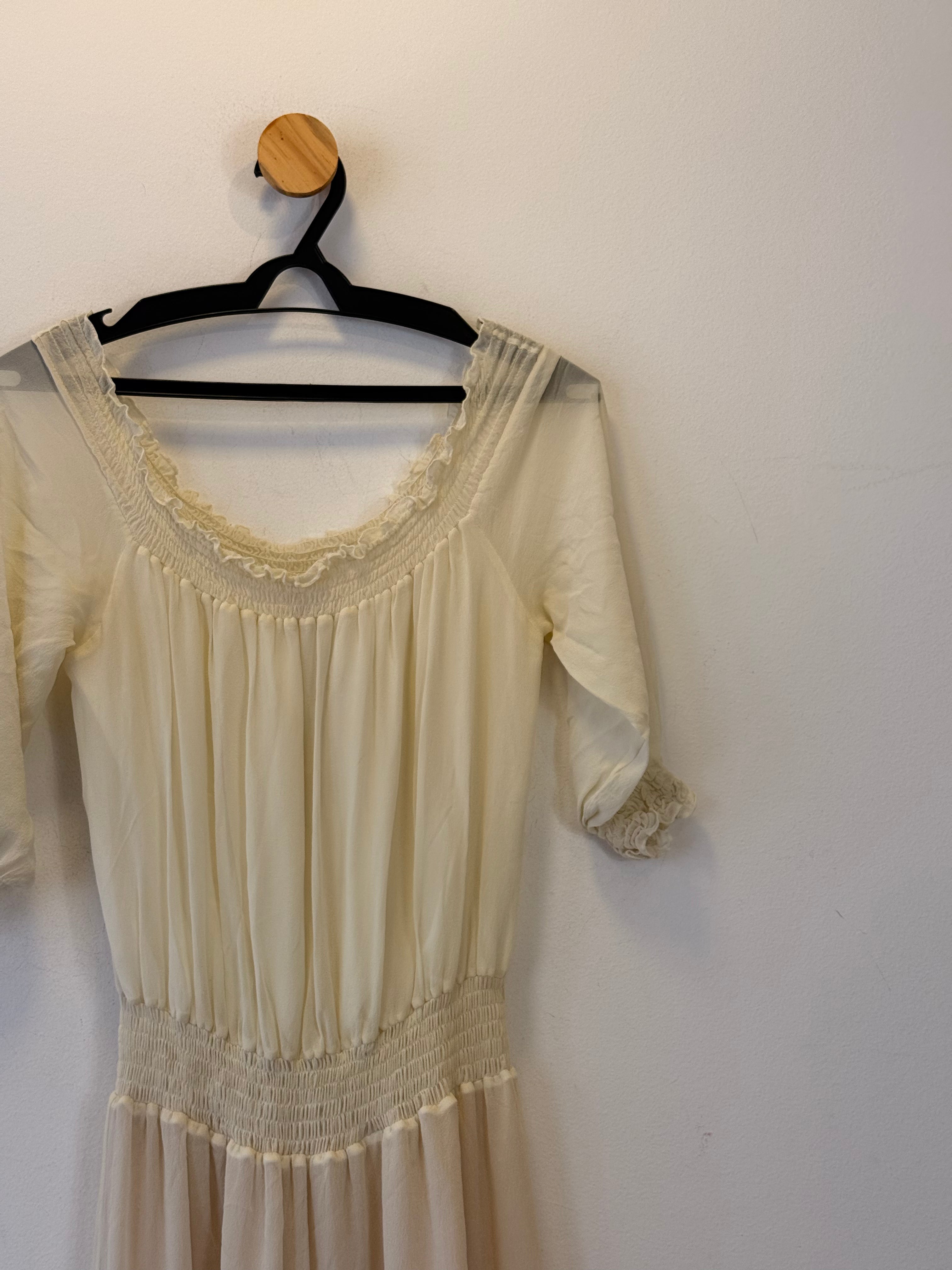 Vestido de Seda Carina Duek