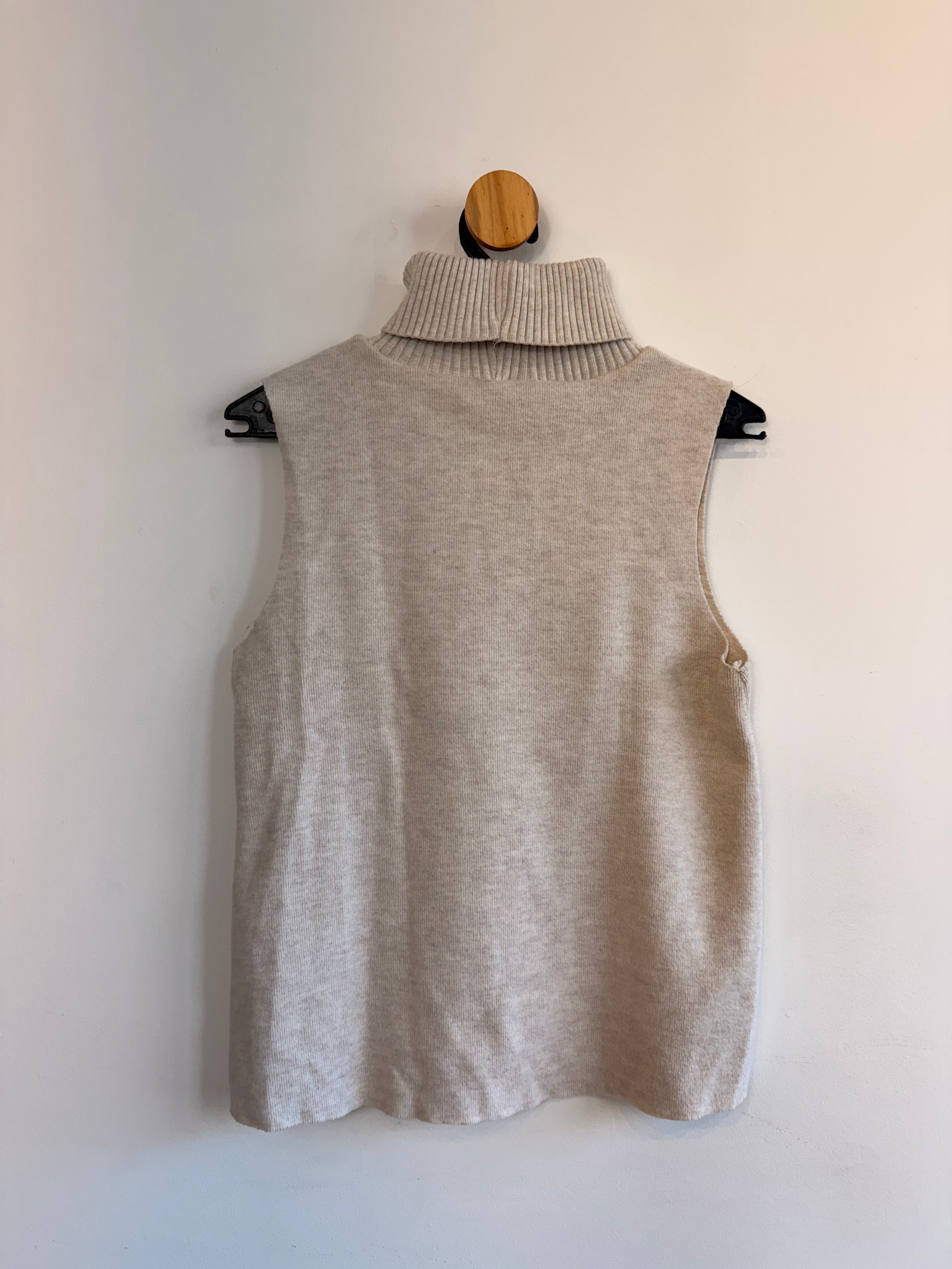 Regata Tricot Cinza Zara