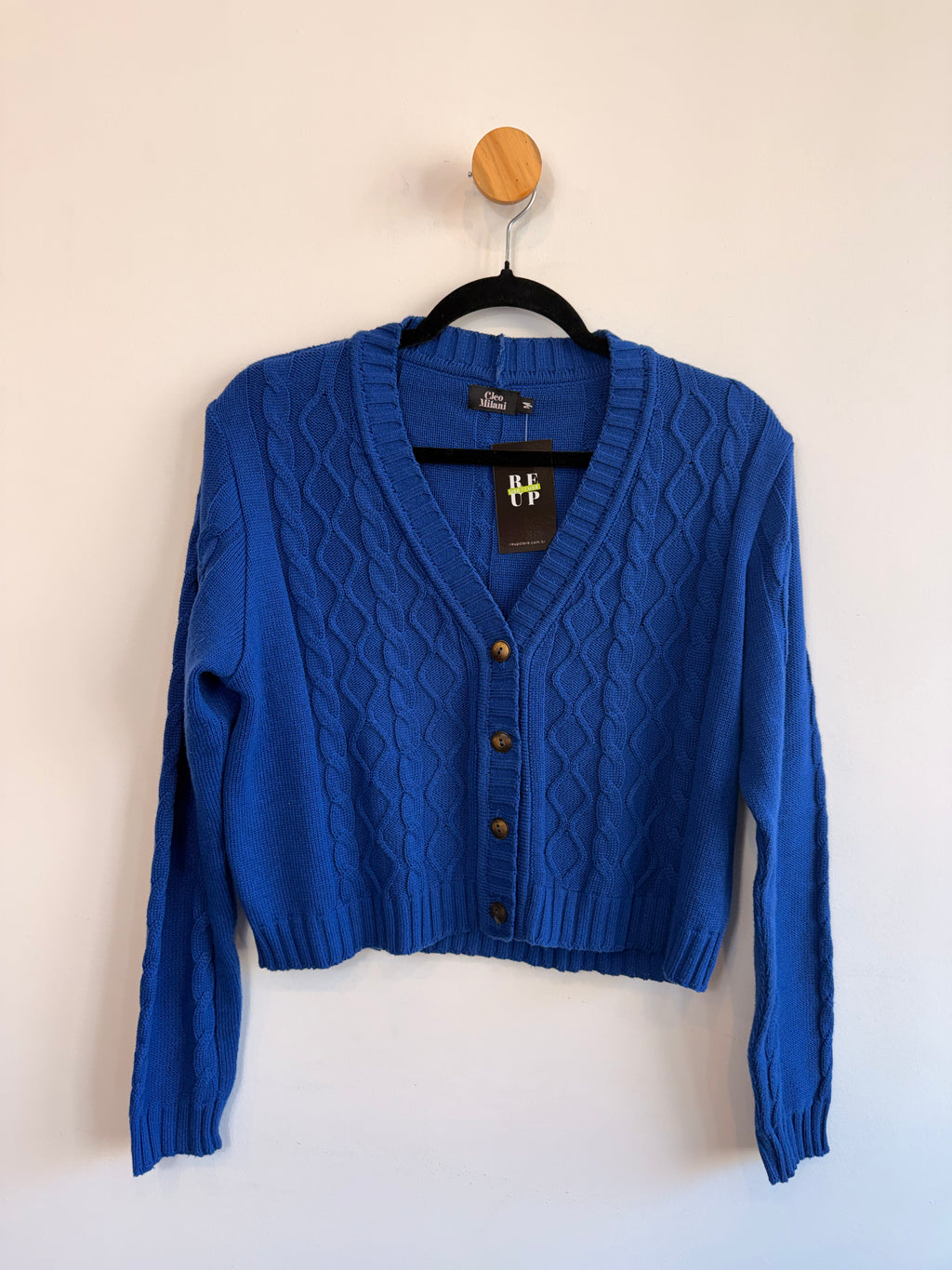 Cardigan Azul Cleo Milani
