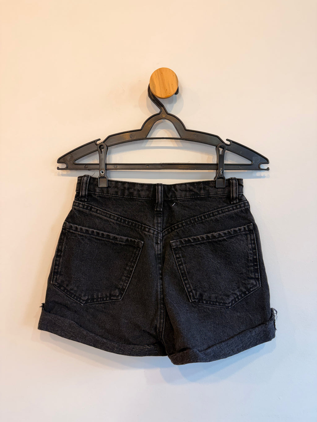 Short Jeans Preto Zara