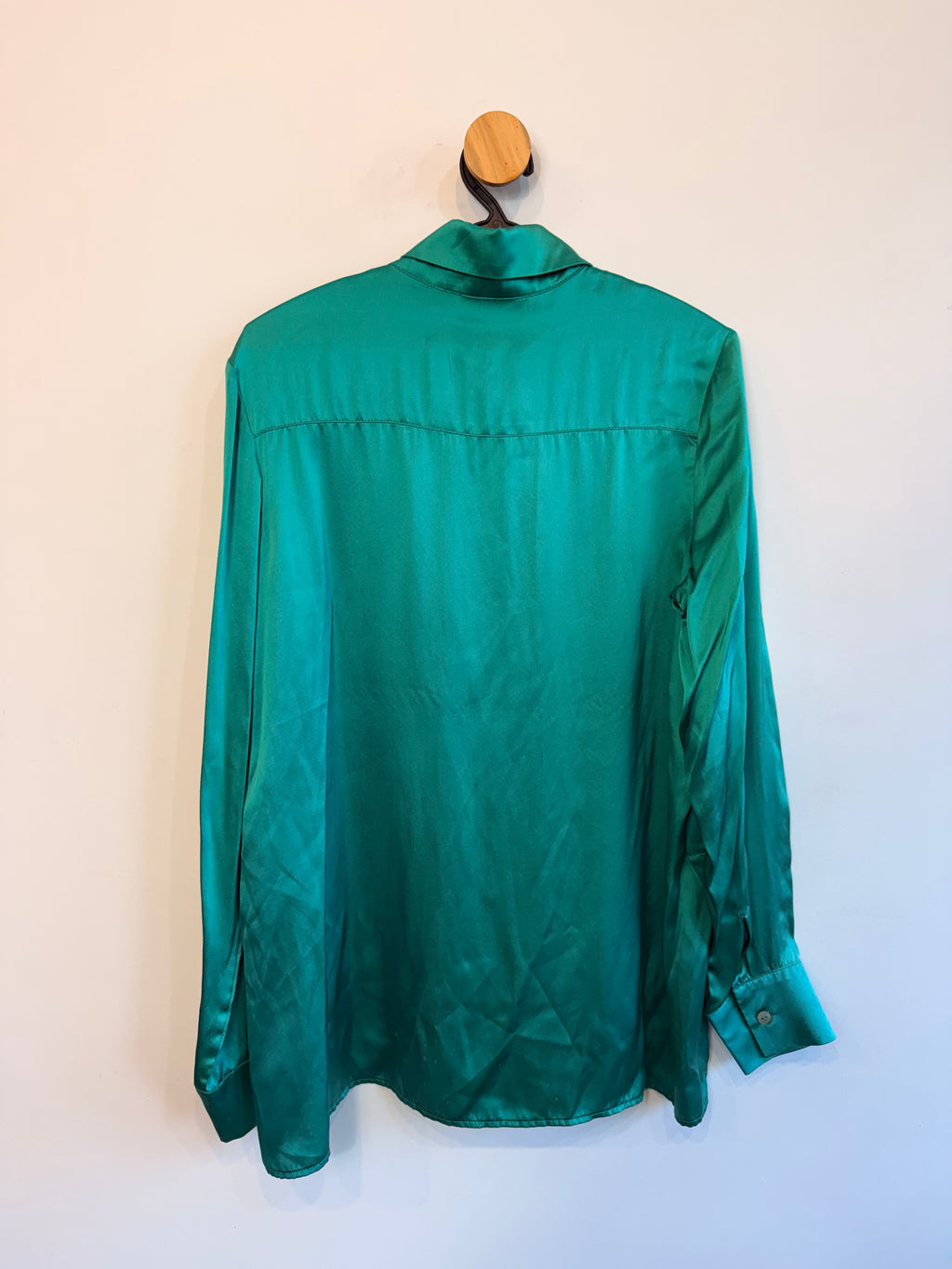 Camisa Verde 100% Seda