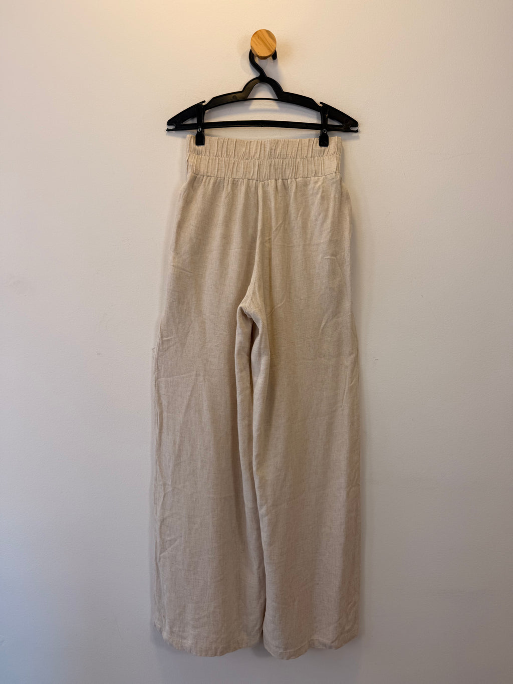 Calça Pantalona Bege