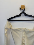 Cropped Ombro Ombro Off White