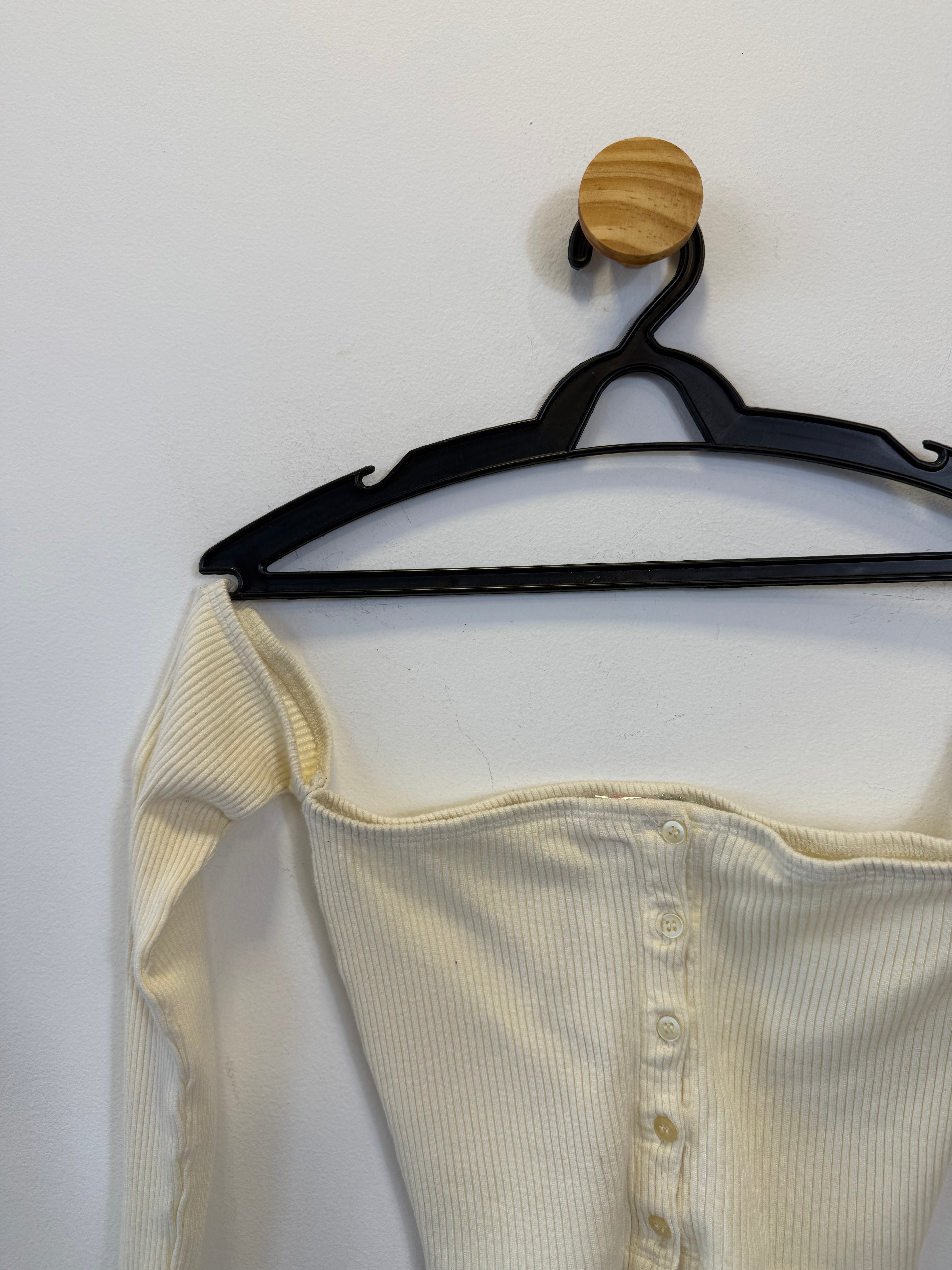 Cropped Ombro Ombro Off White