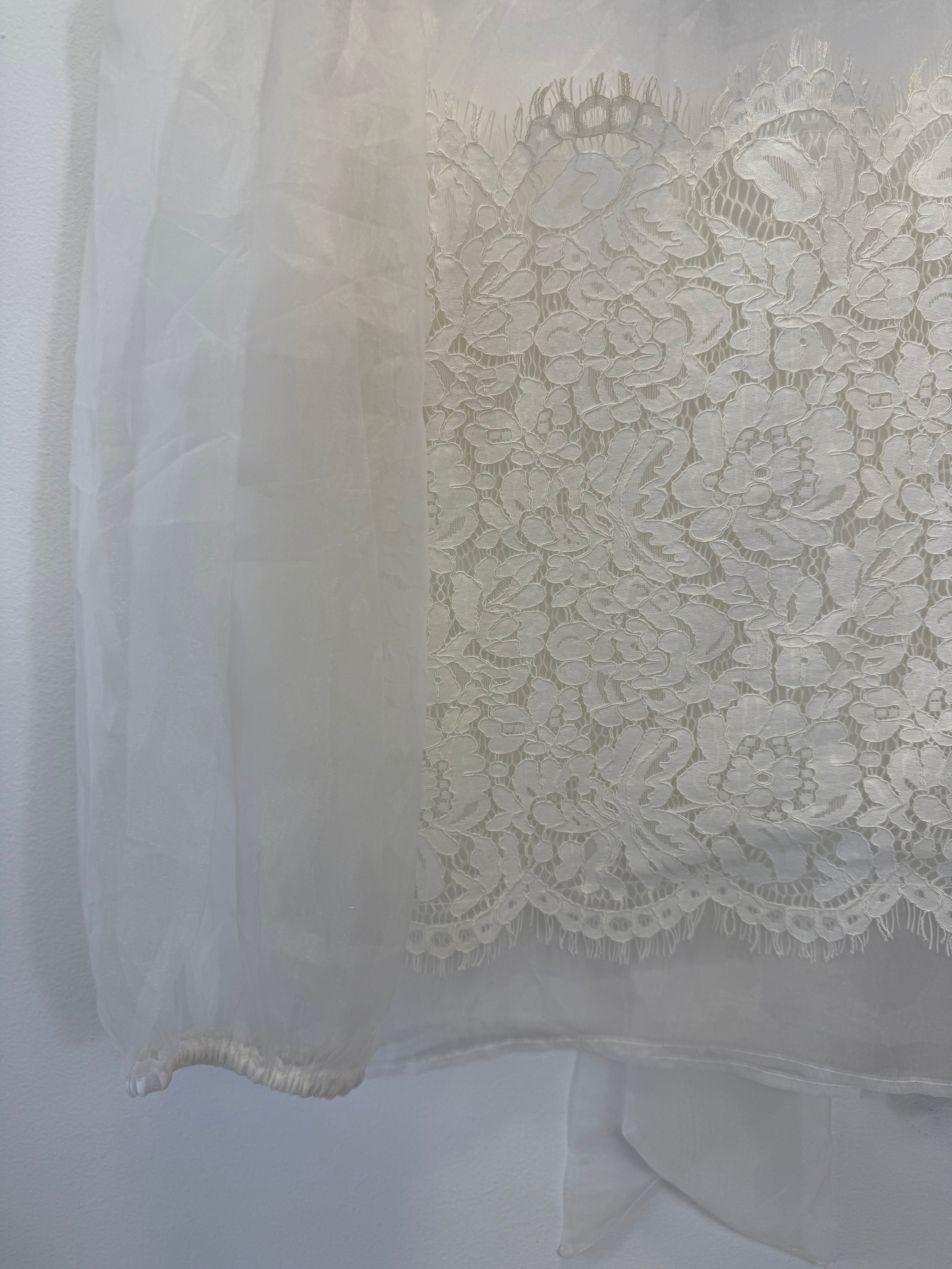 Blusa Branca Renda