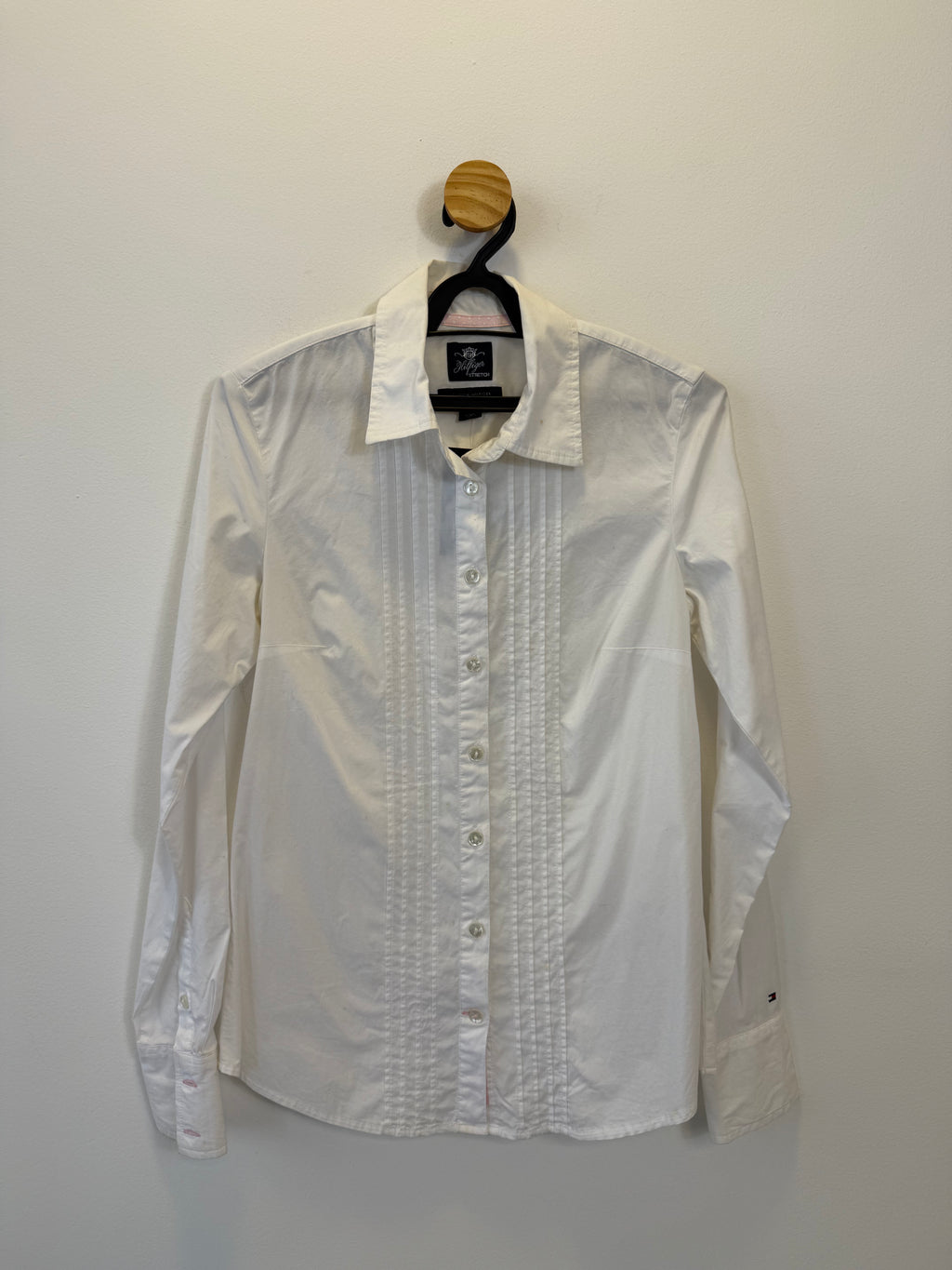 Camisa Branca com Pregas