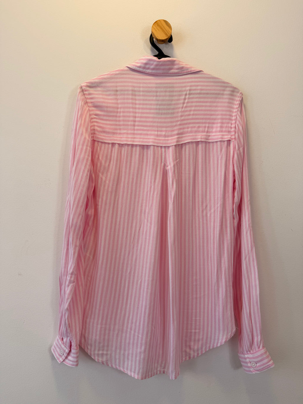 Camisa Listrada Rosa Beach Lunch
