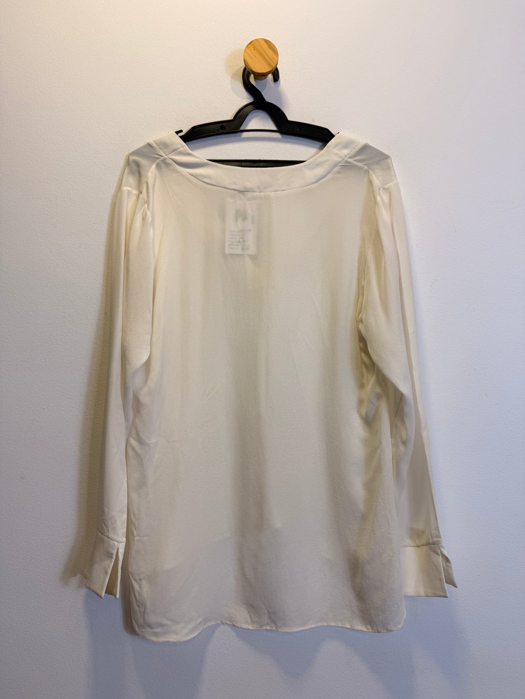 Camisa de Seda Branca Was