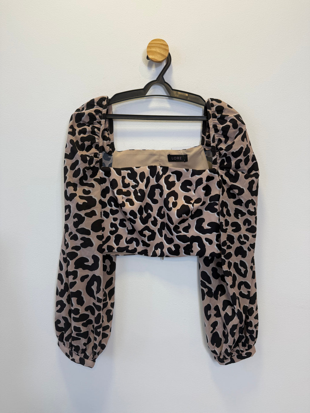 Cropped Animal Print