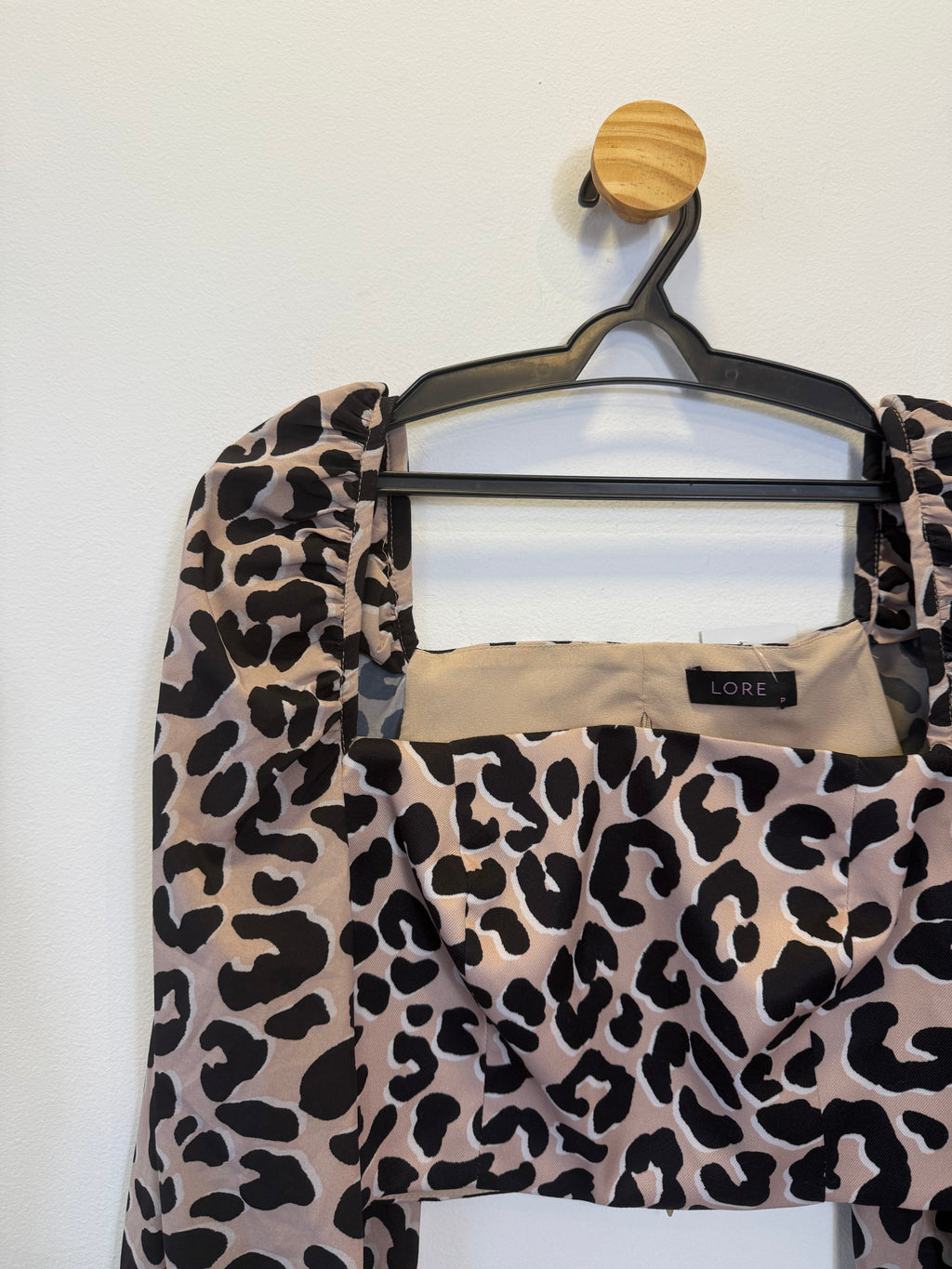 Cropped Animal Print