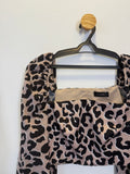 Cropped Animal Print