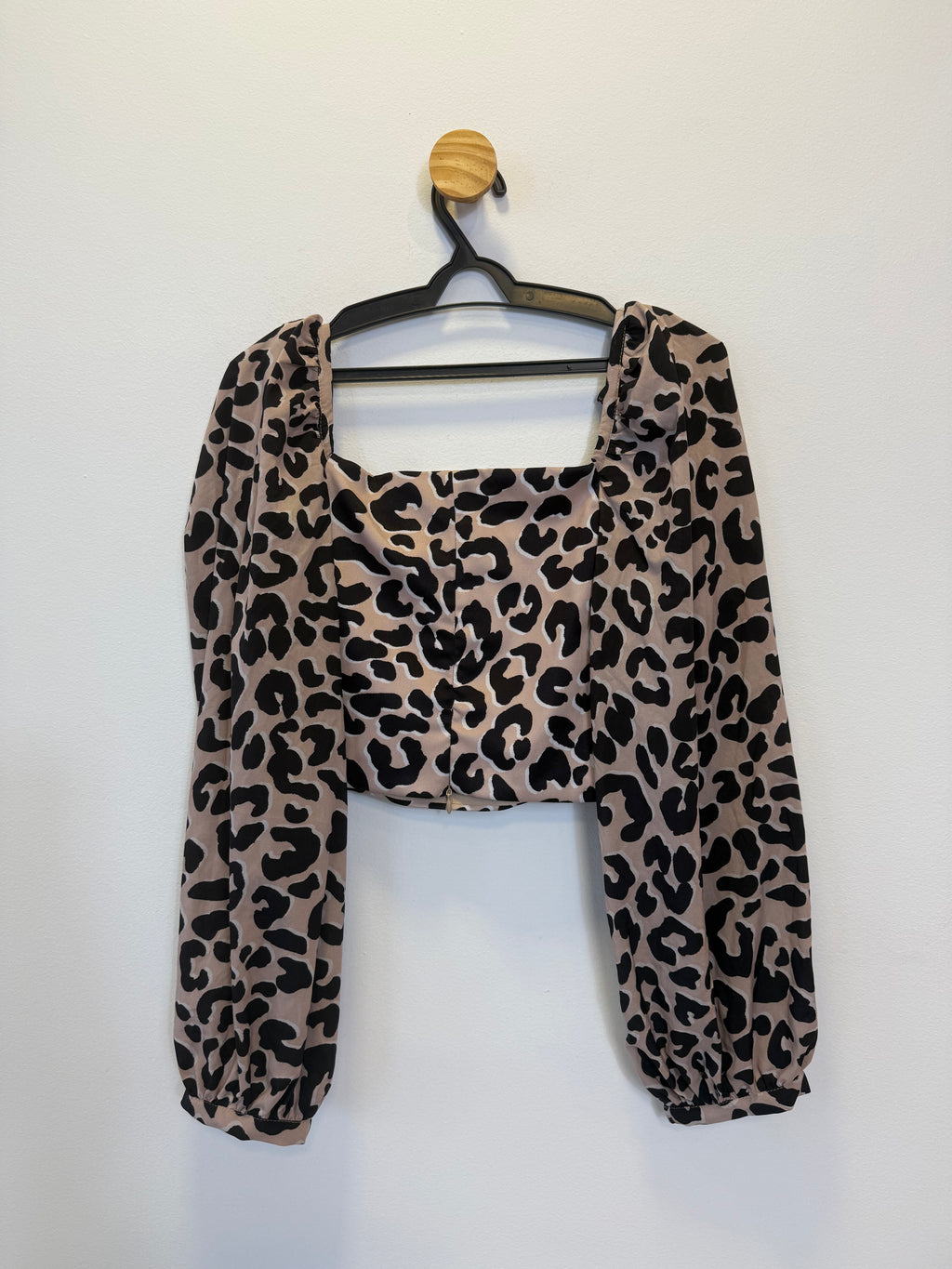 Cropped Animal Print