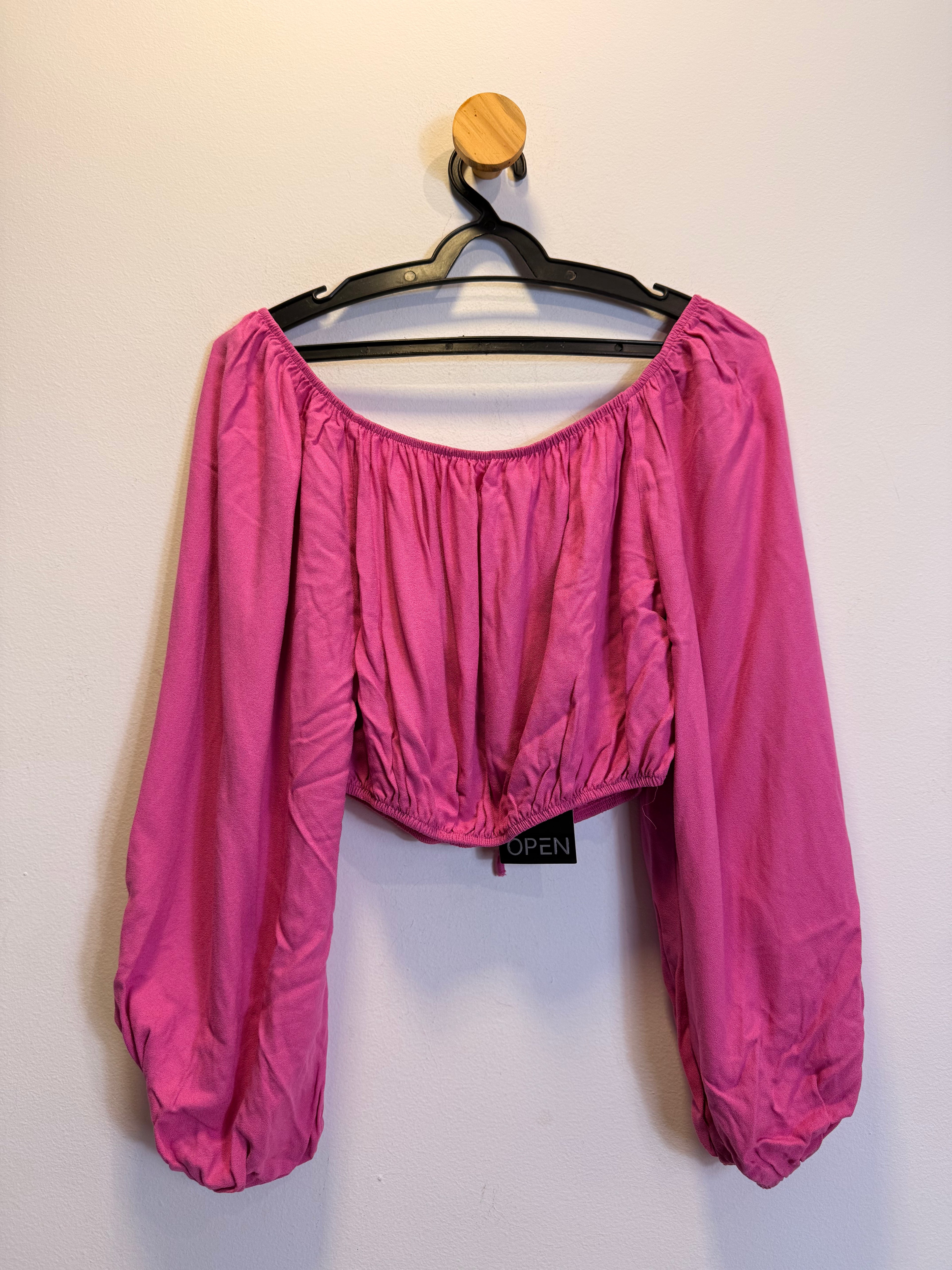 Blusa Cropped Rosa