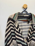 Blusa Transpassada Listrada