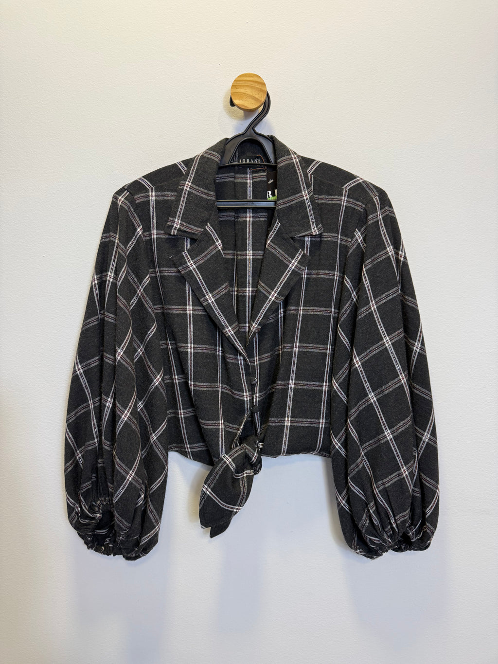 Camisa Cropped Xadrez