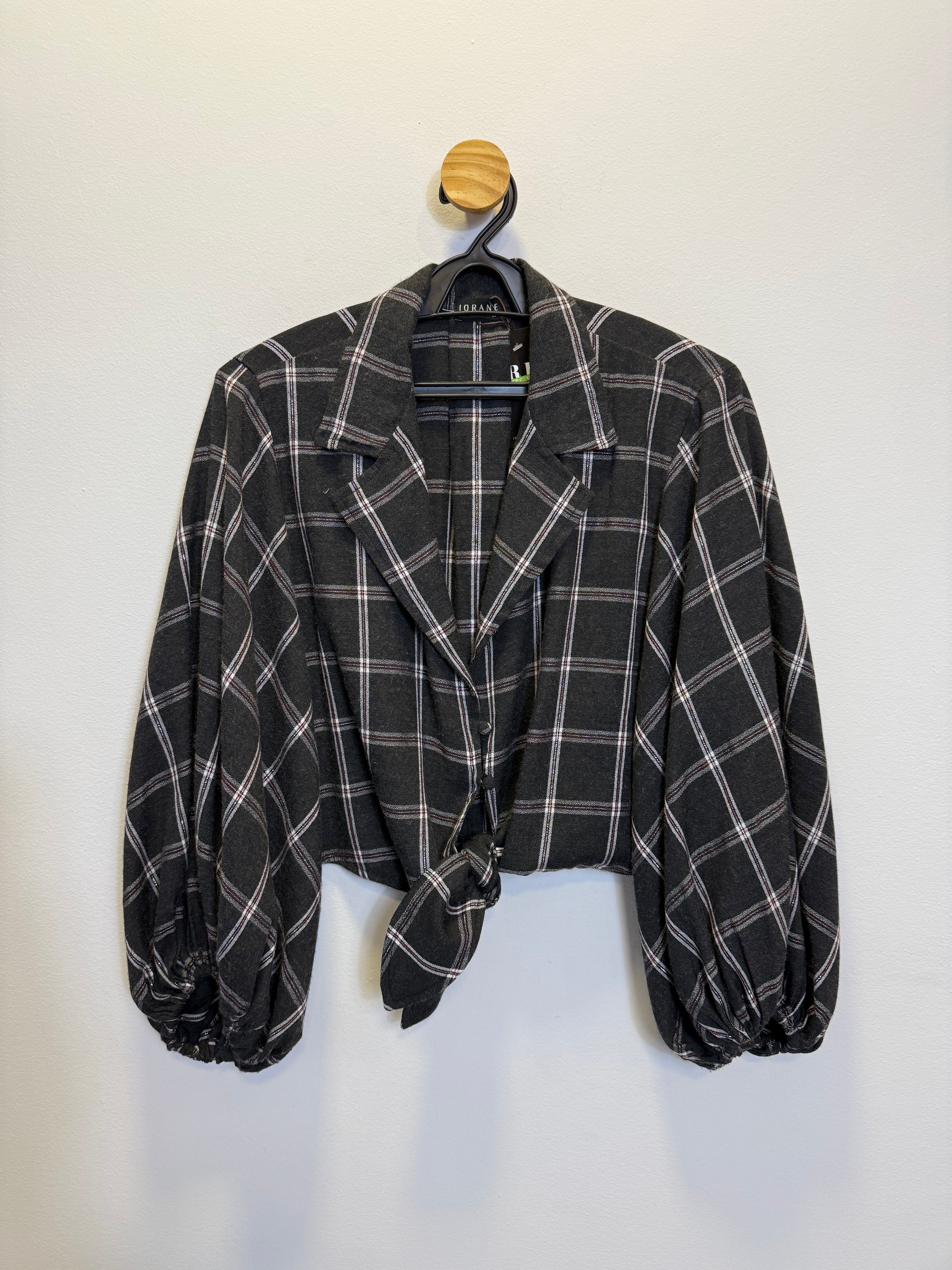 Camisa Cropped Xadrez