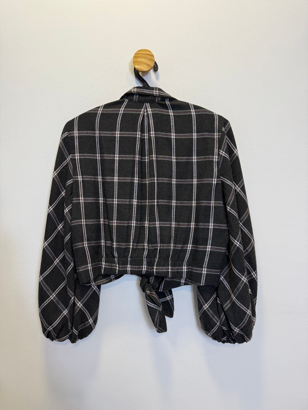 Camisa Cropped Xadrez