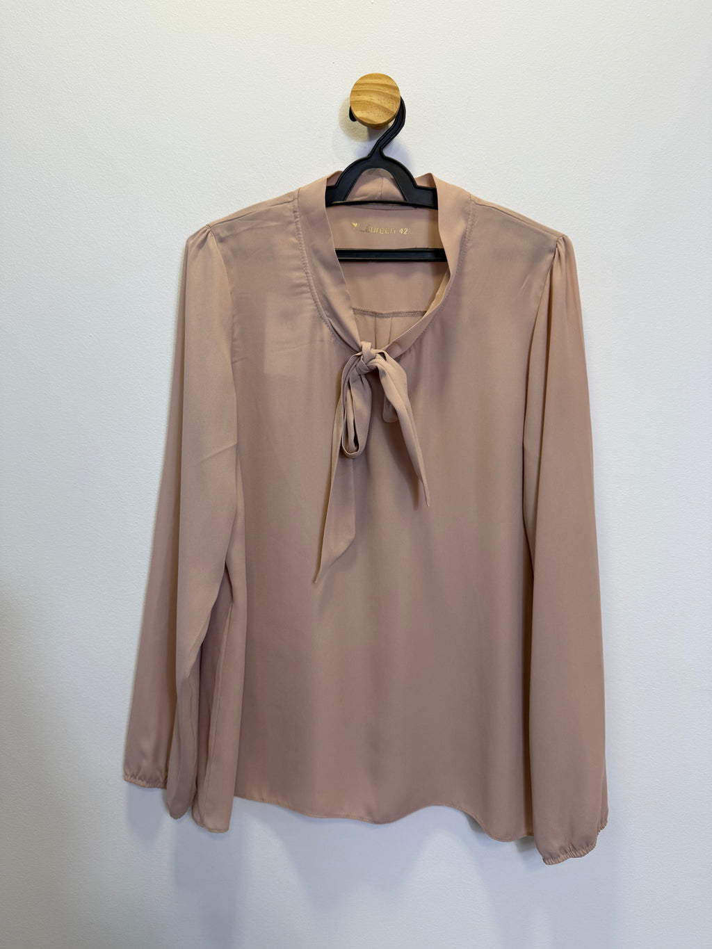 Blusa Nude com Amarração