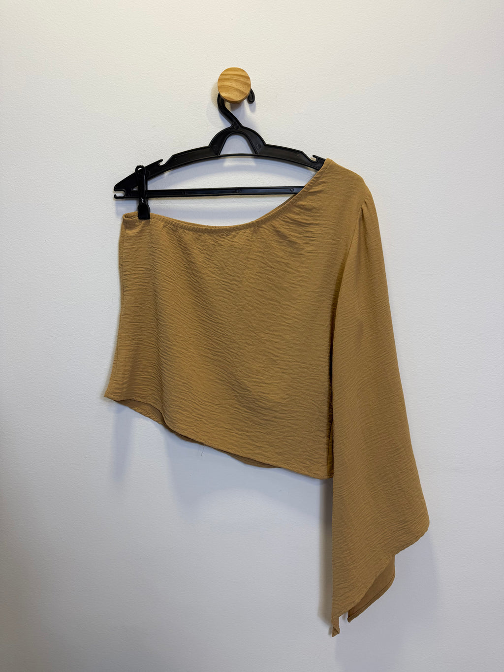 Blusa Manga Única Nude