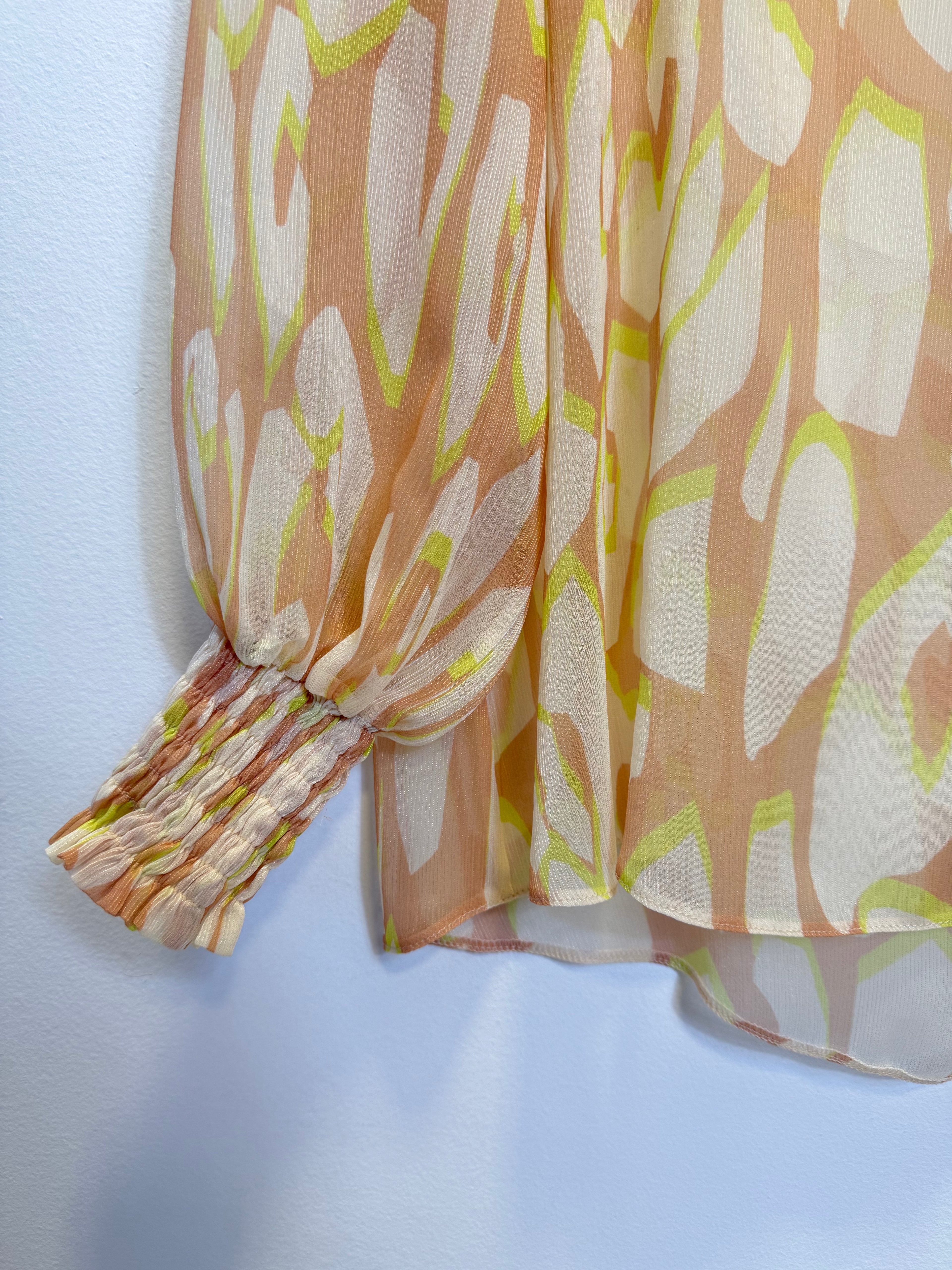 Blusa Nude Estampada