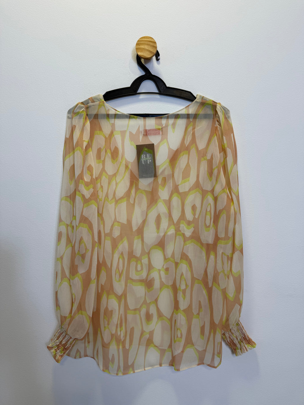 Blusa Nude Estampada
