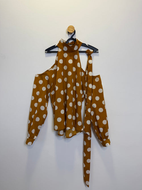 Blusa Caramelo em Poá