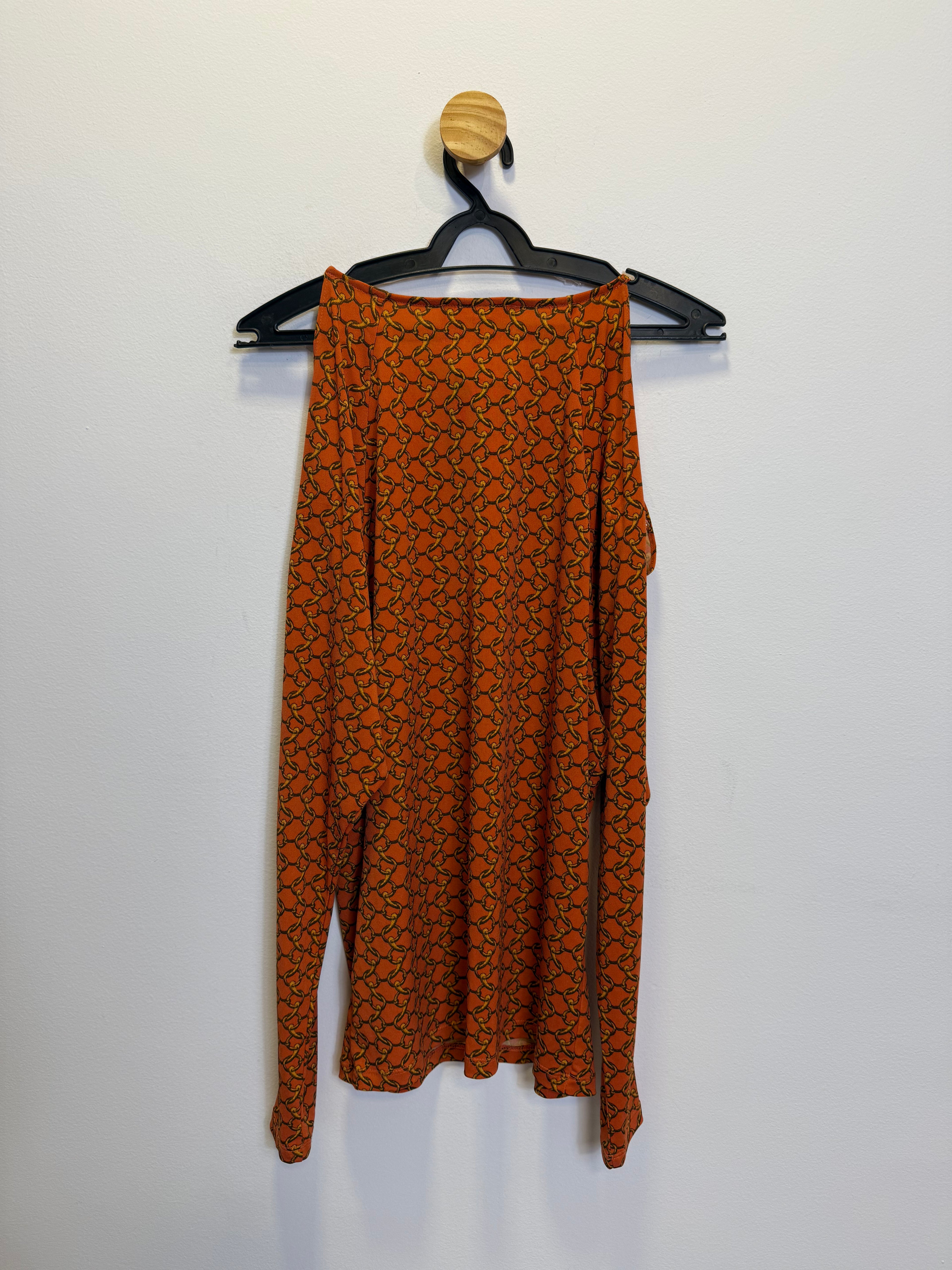 Blusa Terracota Estampada