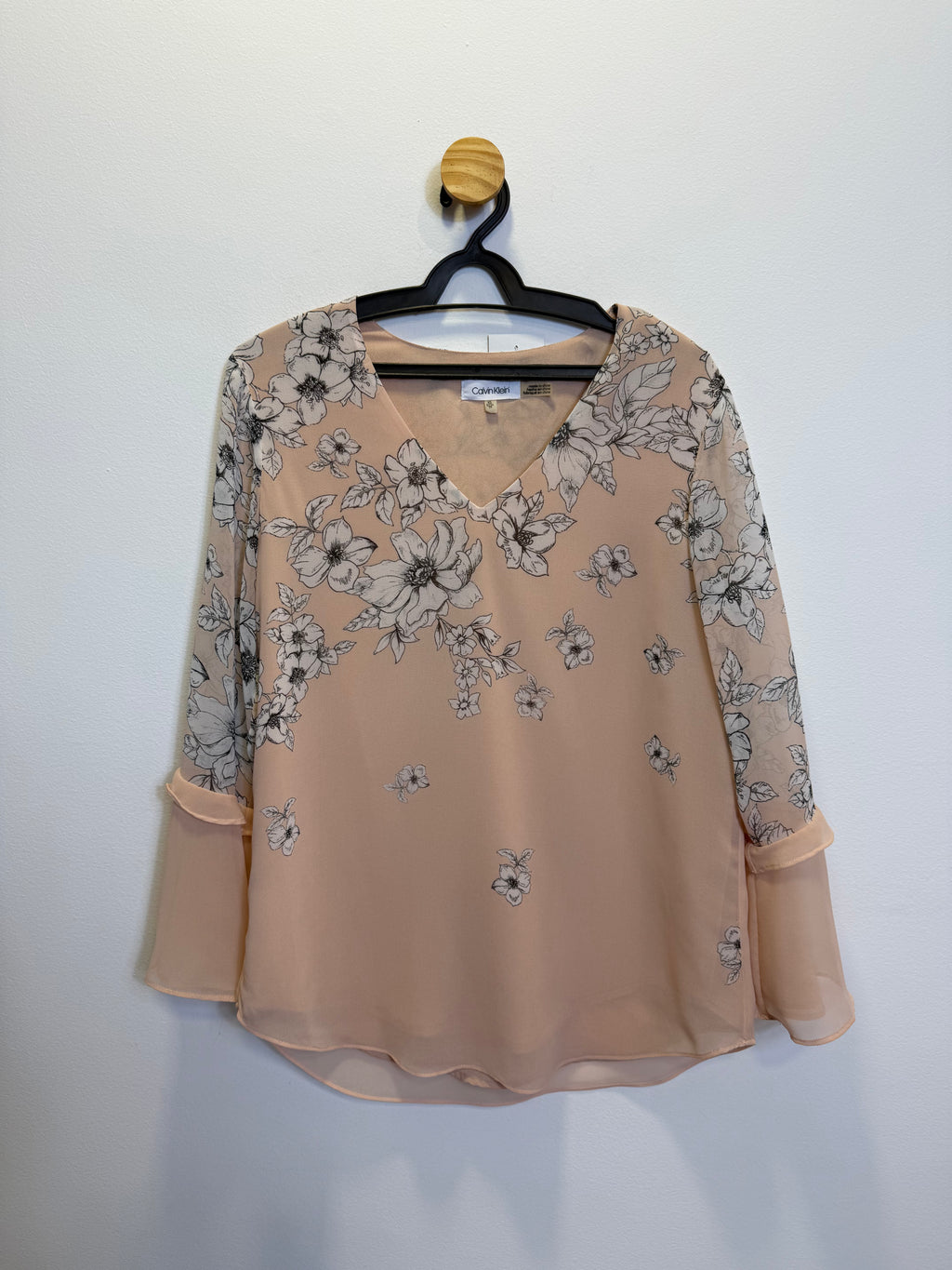 Blusa Nude Floral
