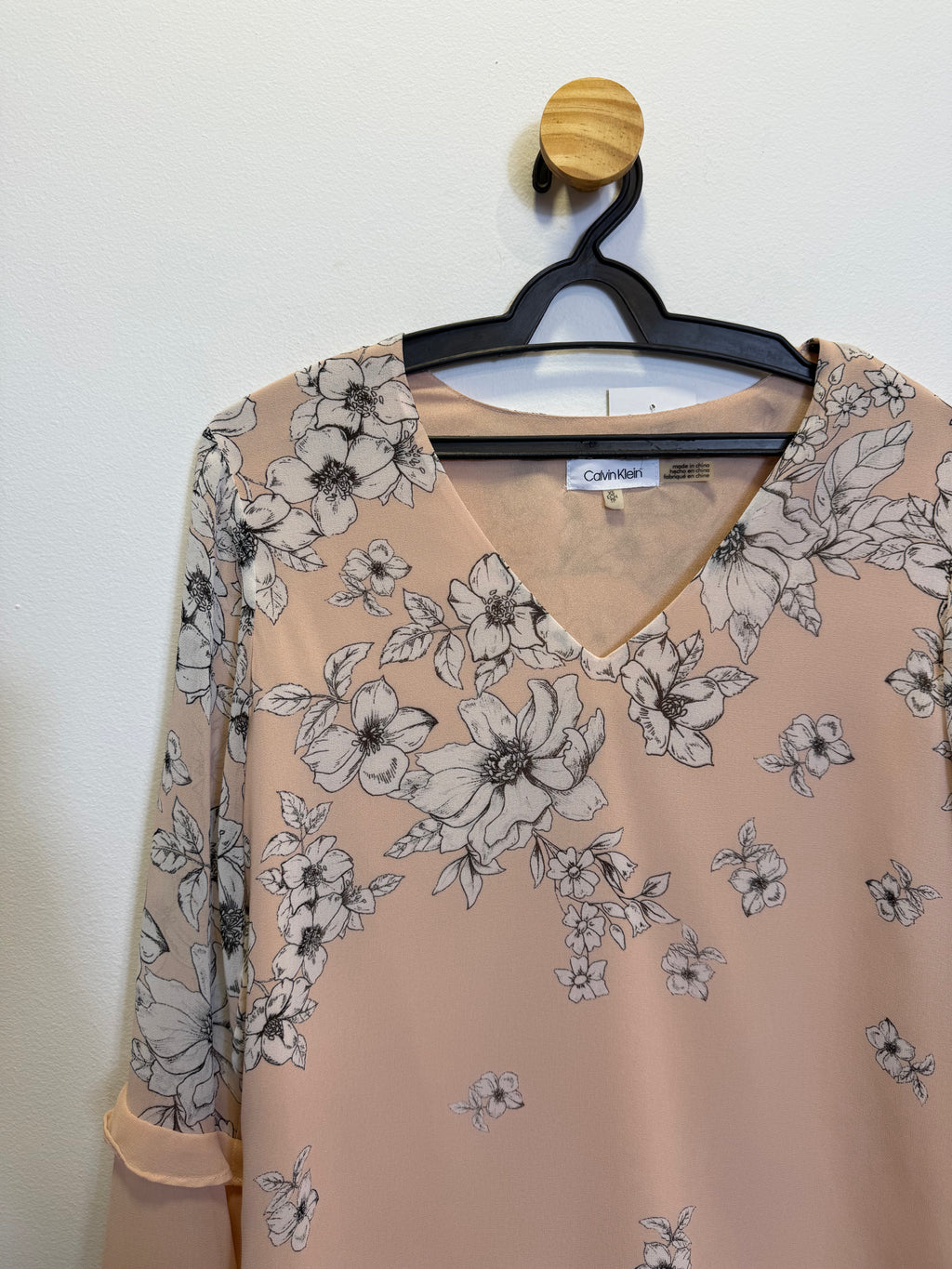 Blusa Nude Floral