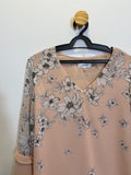 Blusa Nude Floral