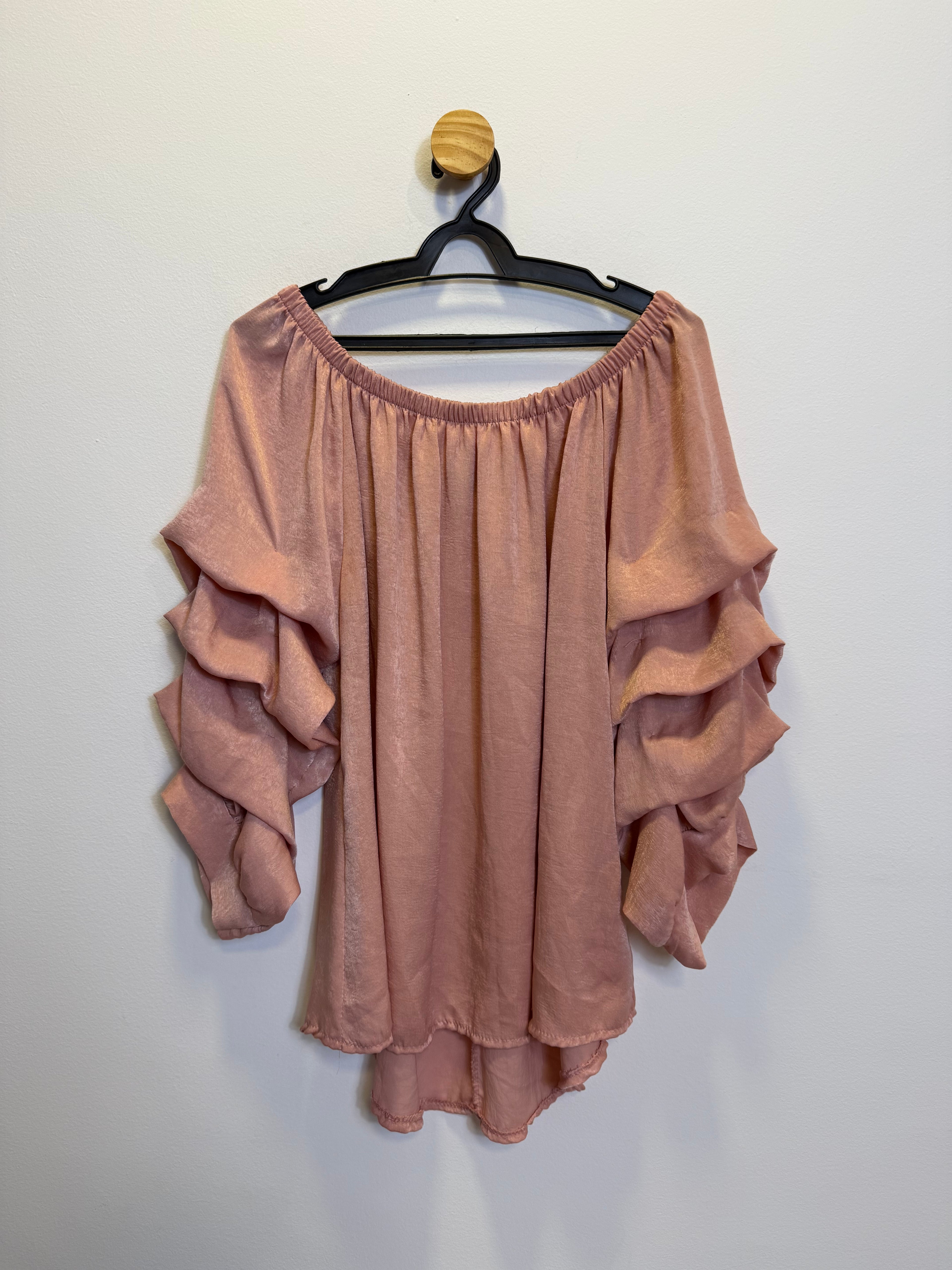 Blusa Ombro a Ombro Rosé