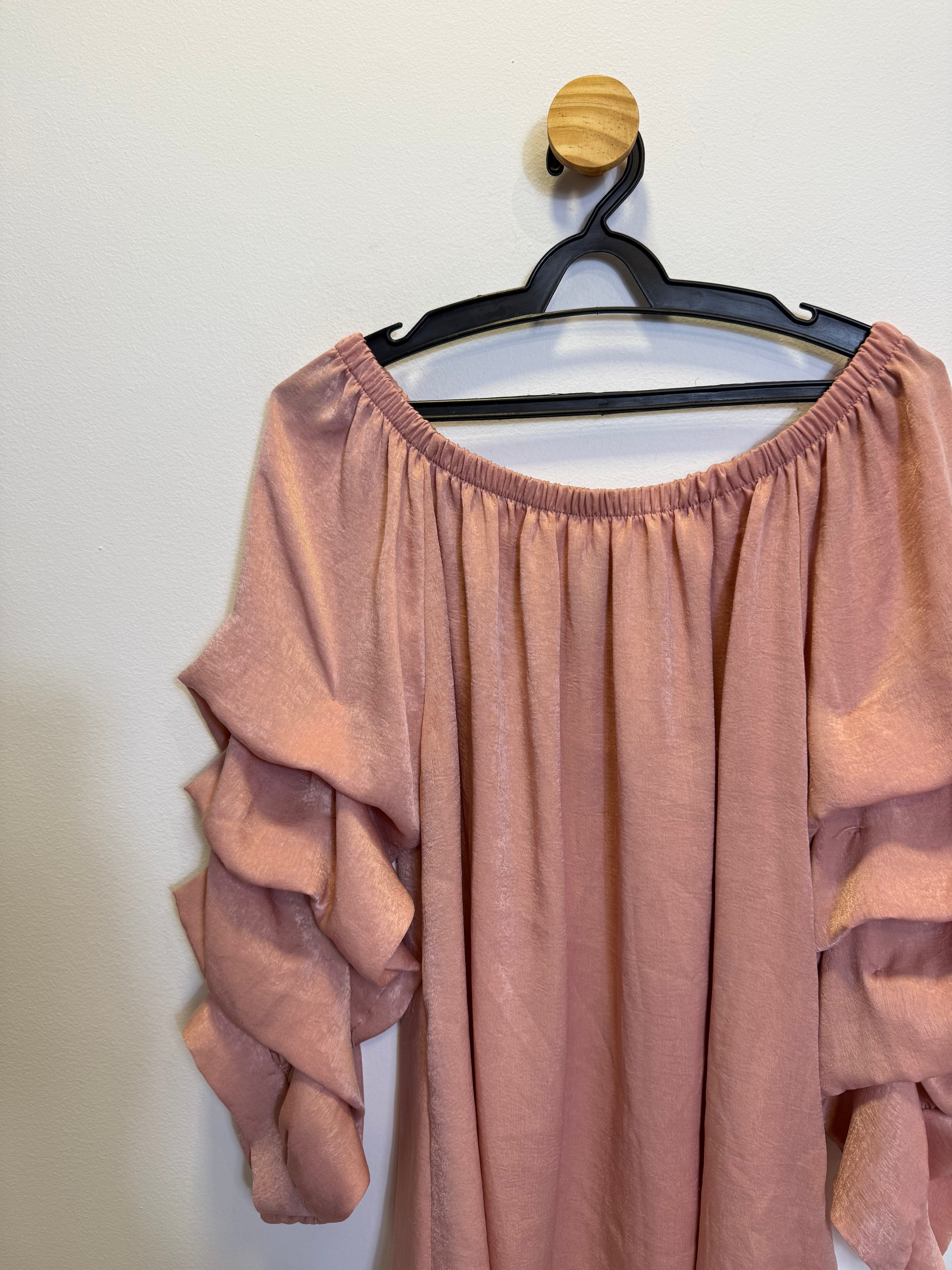 Blusa Ombro a Ombro Rosé