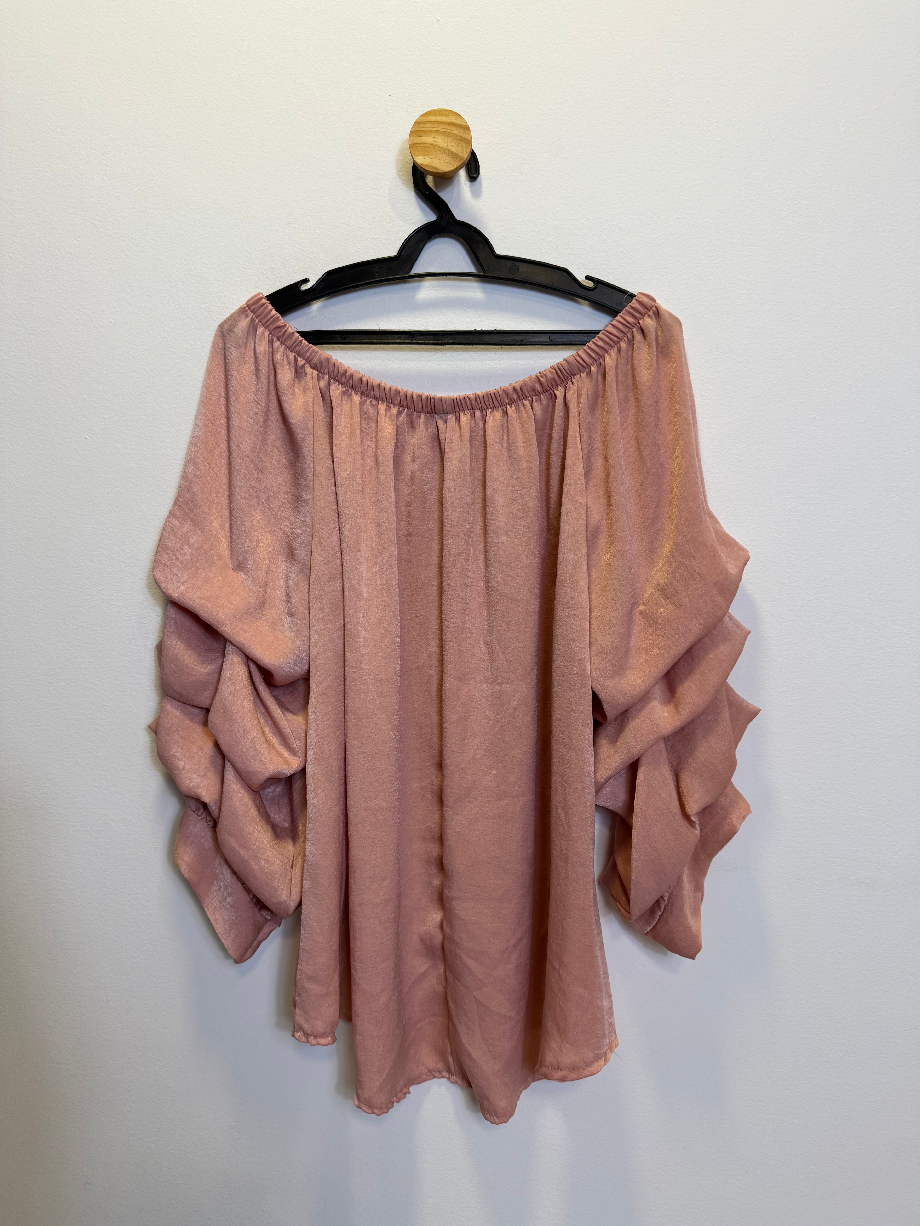 Blusa Ombro a Ombro Rosé