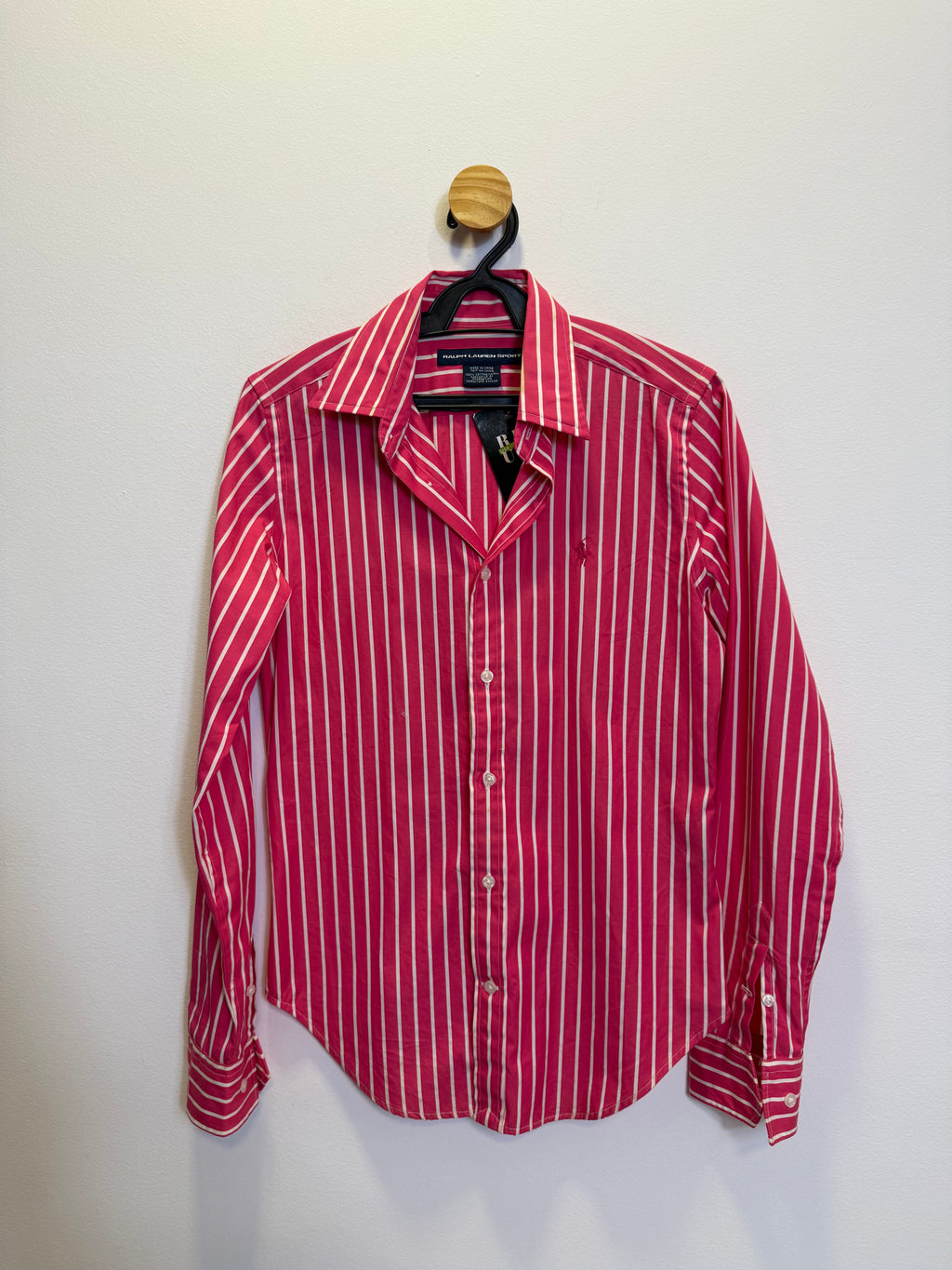 Camisa Rosa Listrada