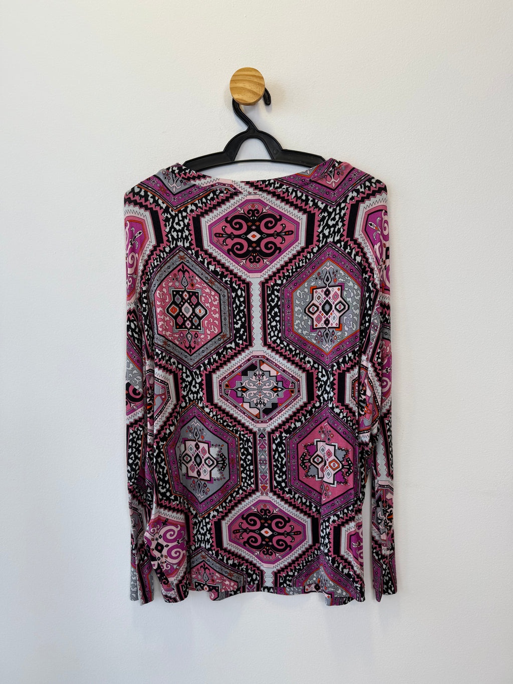 Blusa Estampa Rosa