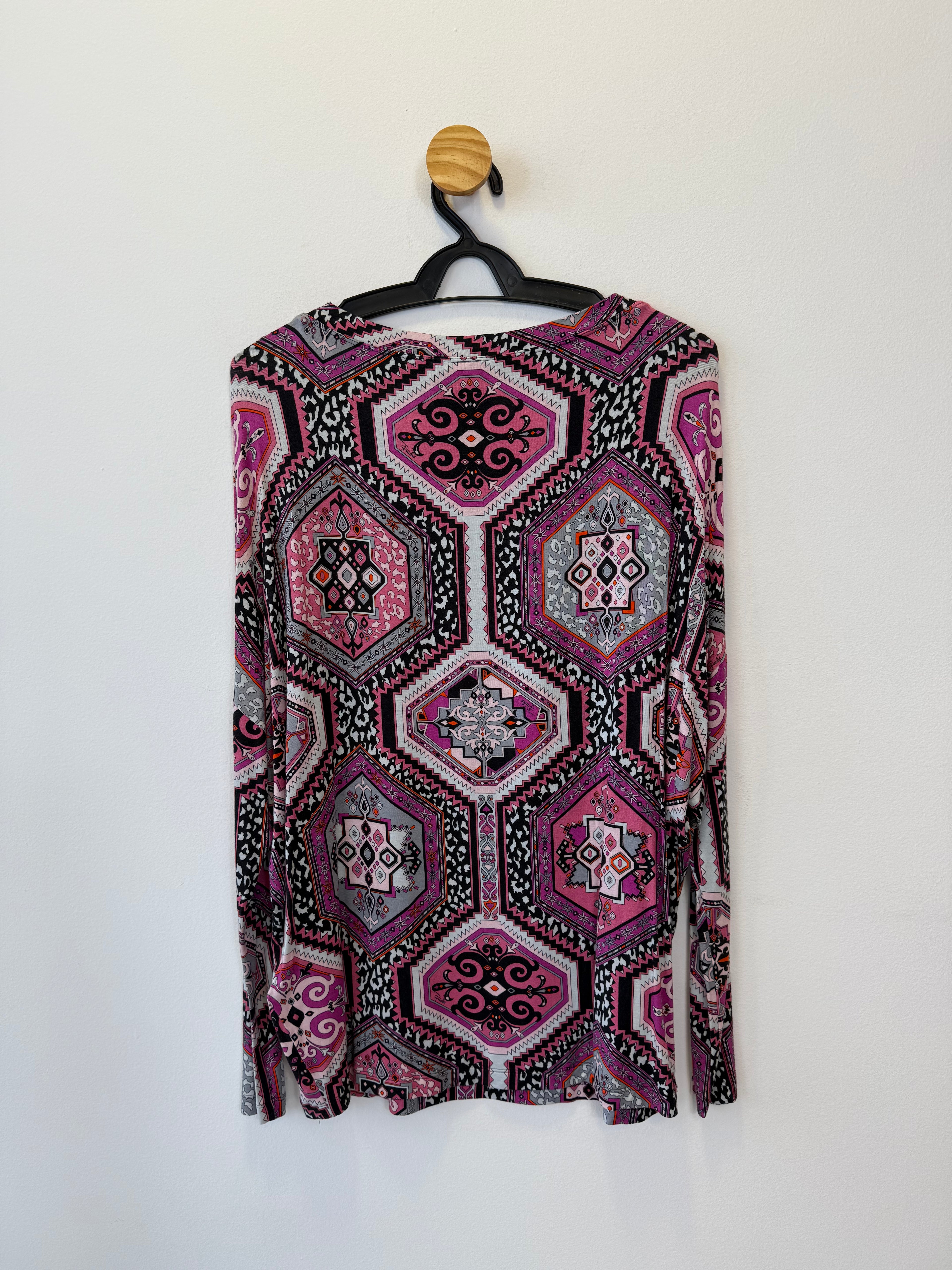 Blusa Estampa Rosa
