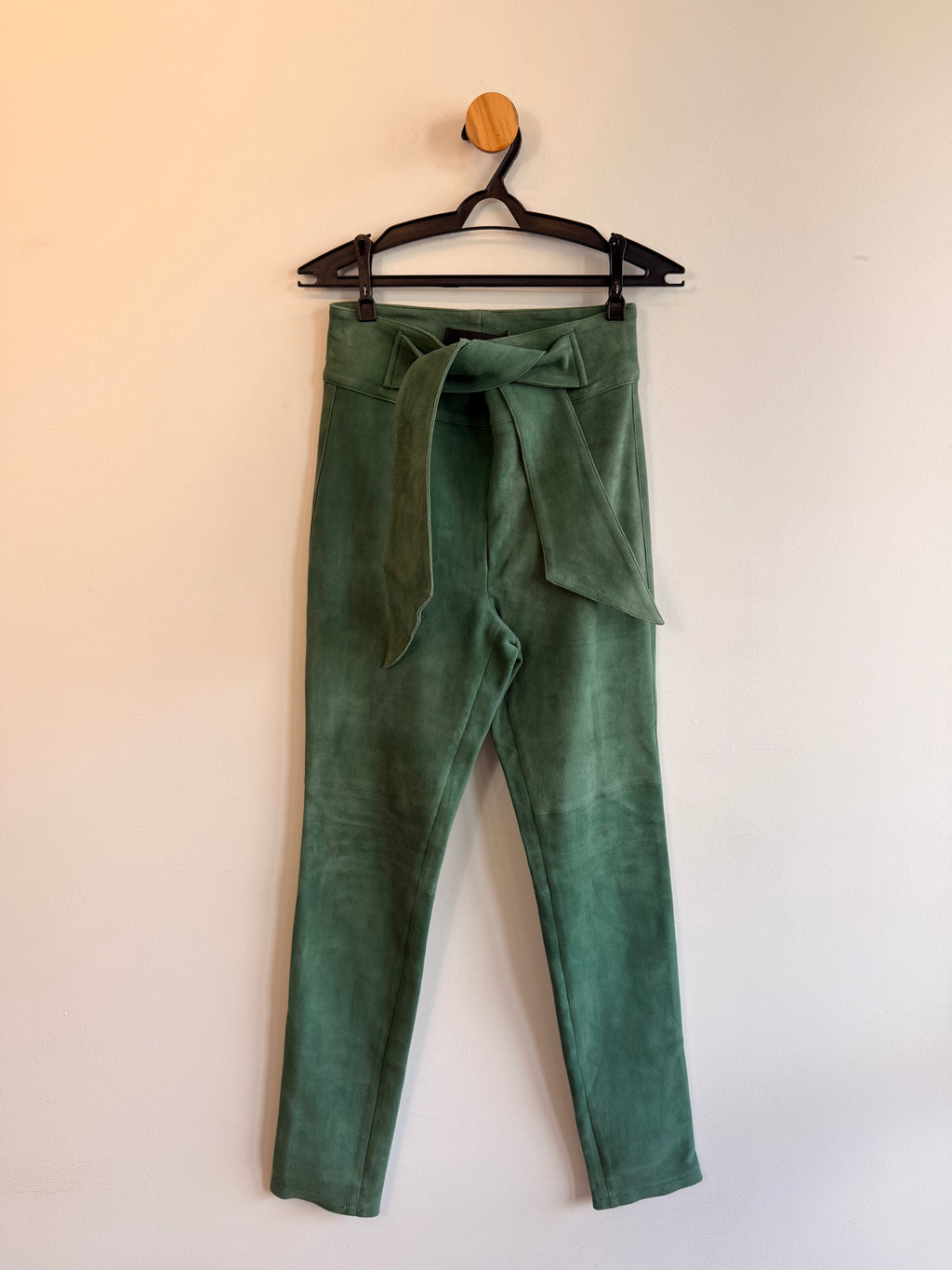 Calça de Couro Verde Dallas Couros