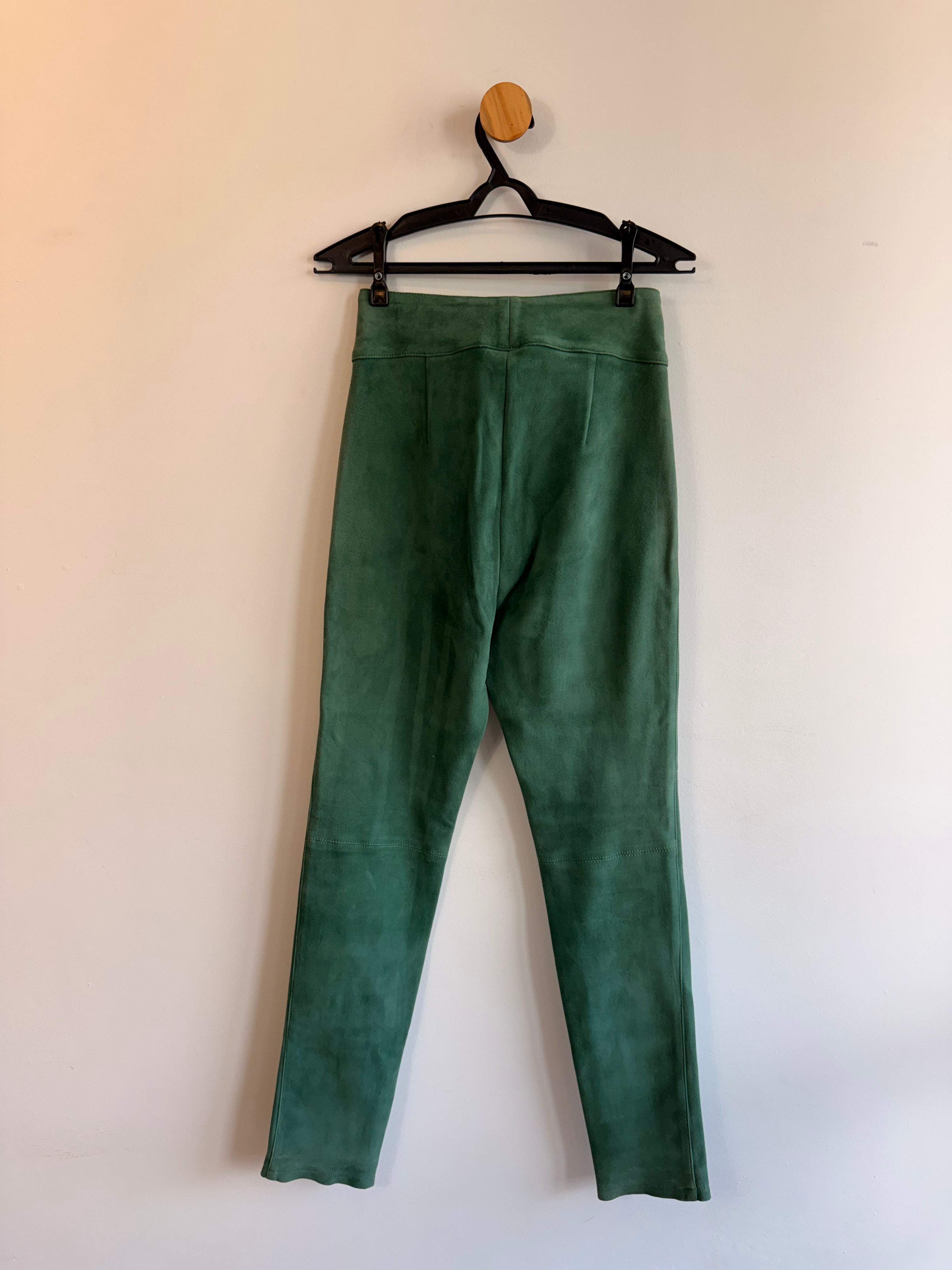 Calça de Couro Verde Dallas Couros
