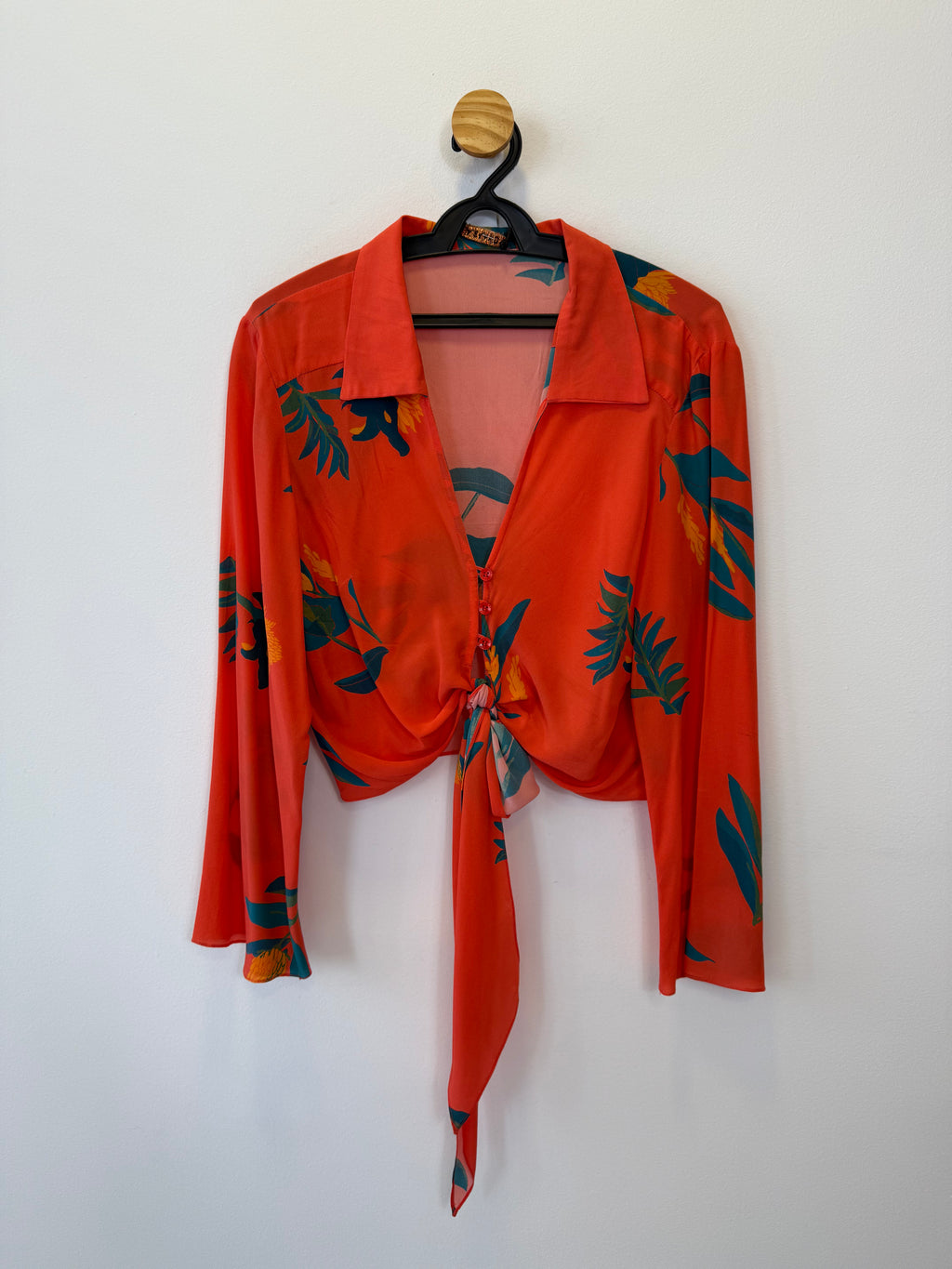 Cropped Laranja Amarração