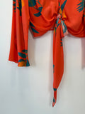 Cropped Laranja Amarração